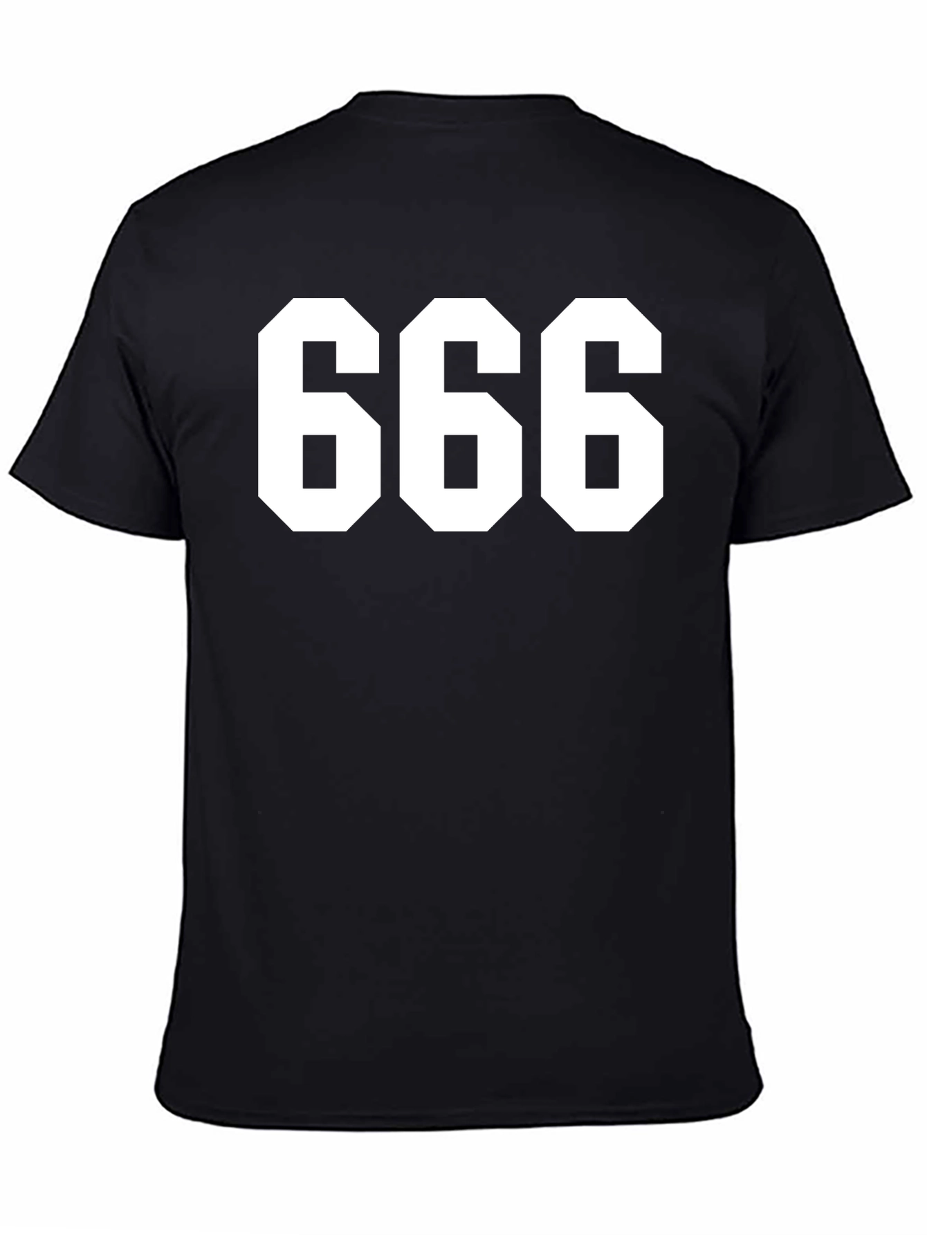 Black Men's 666 Graphic Tee - Classic Fit view 4