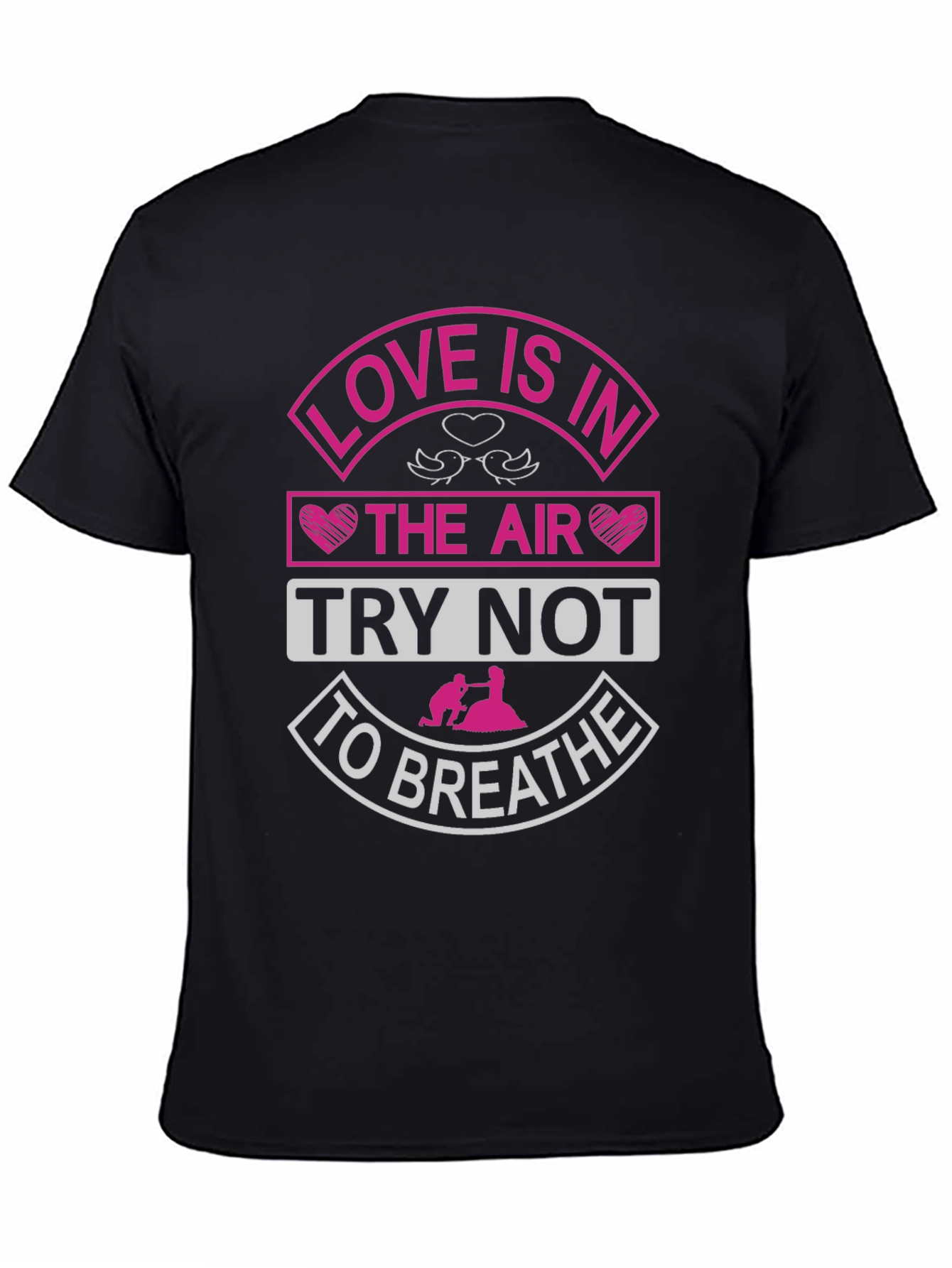 Black Love is in the Air - Graphic T-Shirt view 4