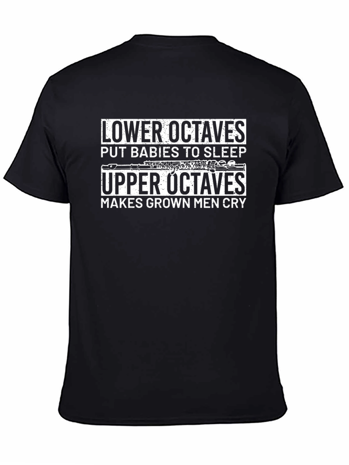 Music Lover T-Shirt: Lower & Upper Octaves Design - 4