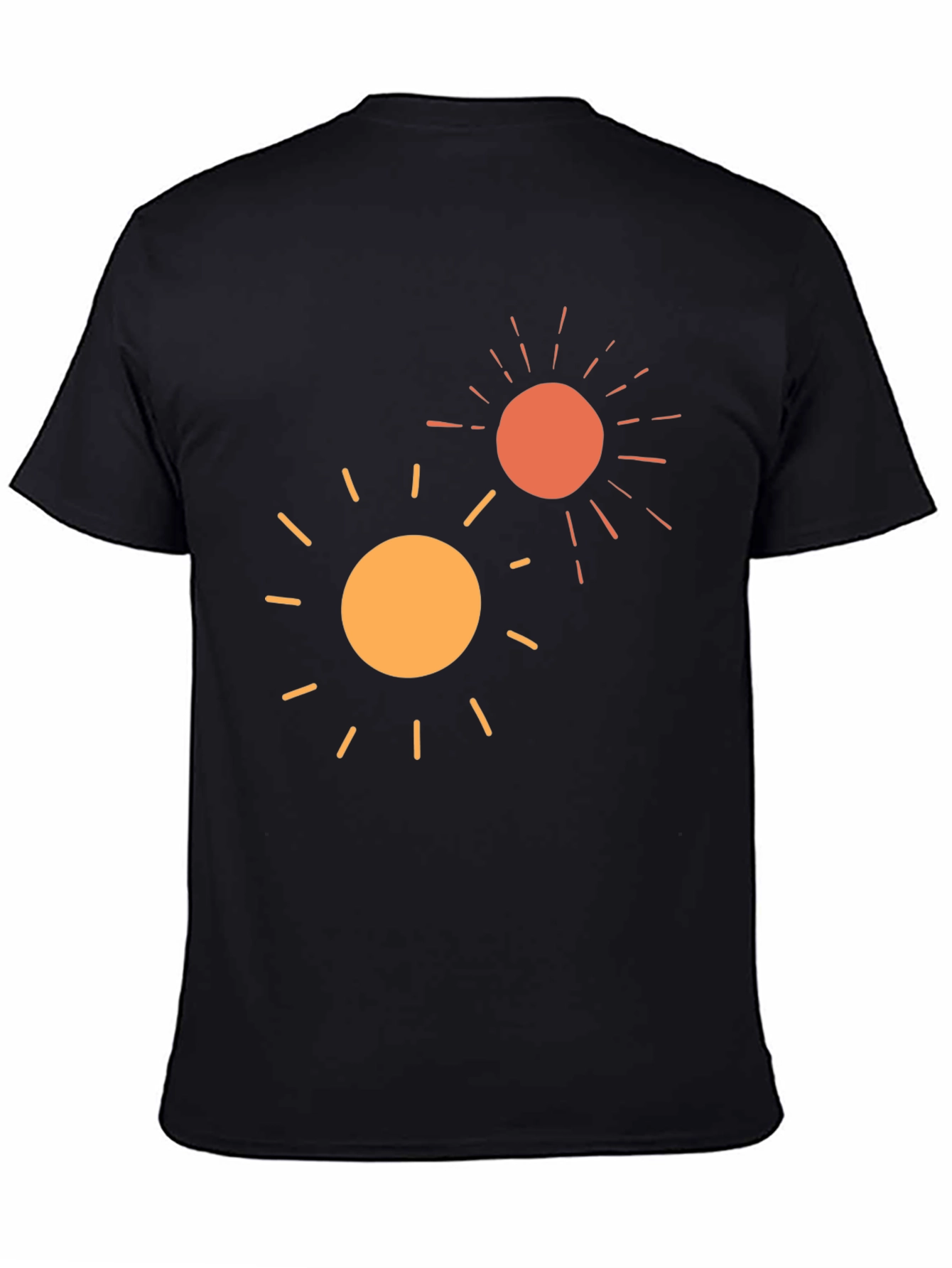 Black Sunshine Graphic Tee -  Soft Cotton Comfort view 4