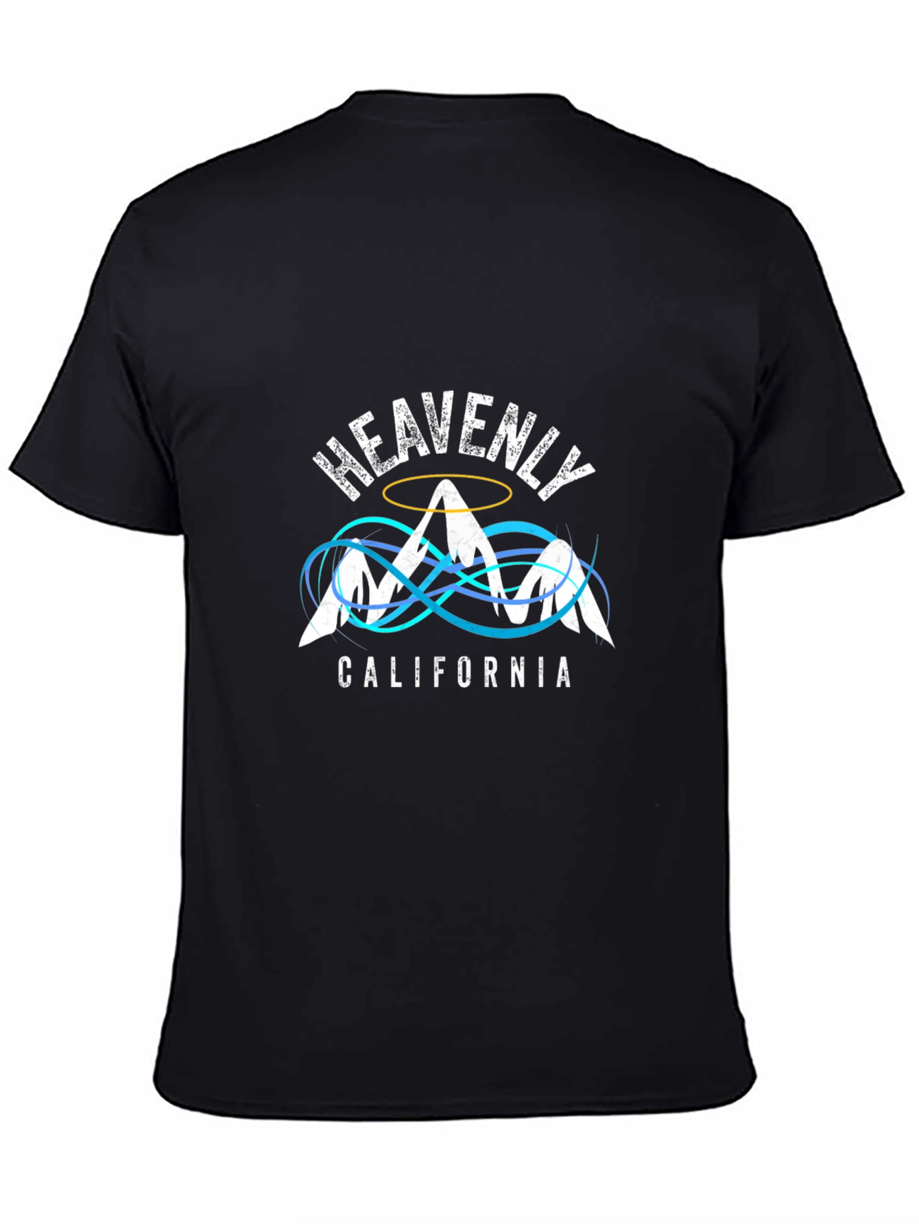 Black Heavenly California Graphic Tee view 4