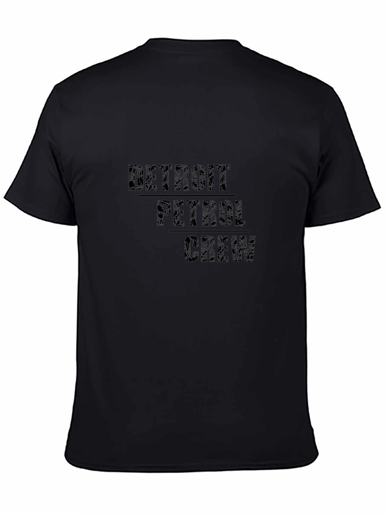 Black Detroit Petrol Crew Black T-Shirt view 4