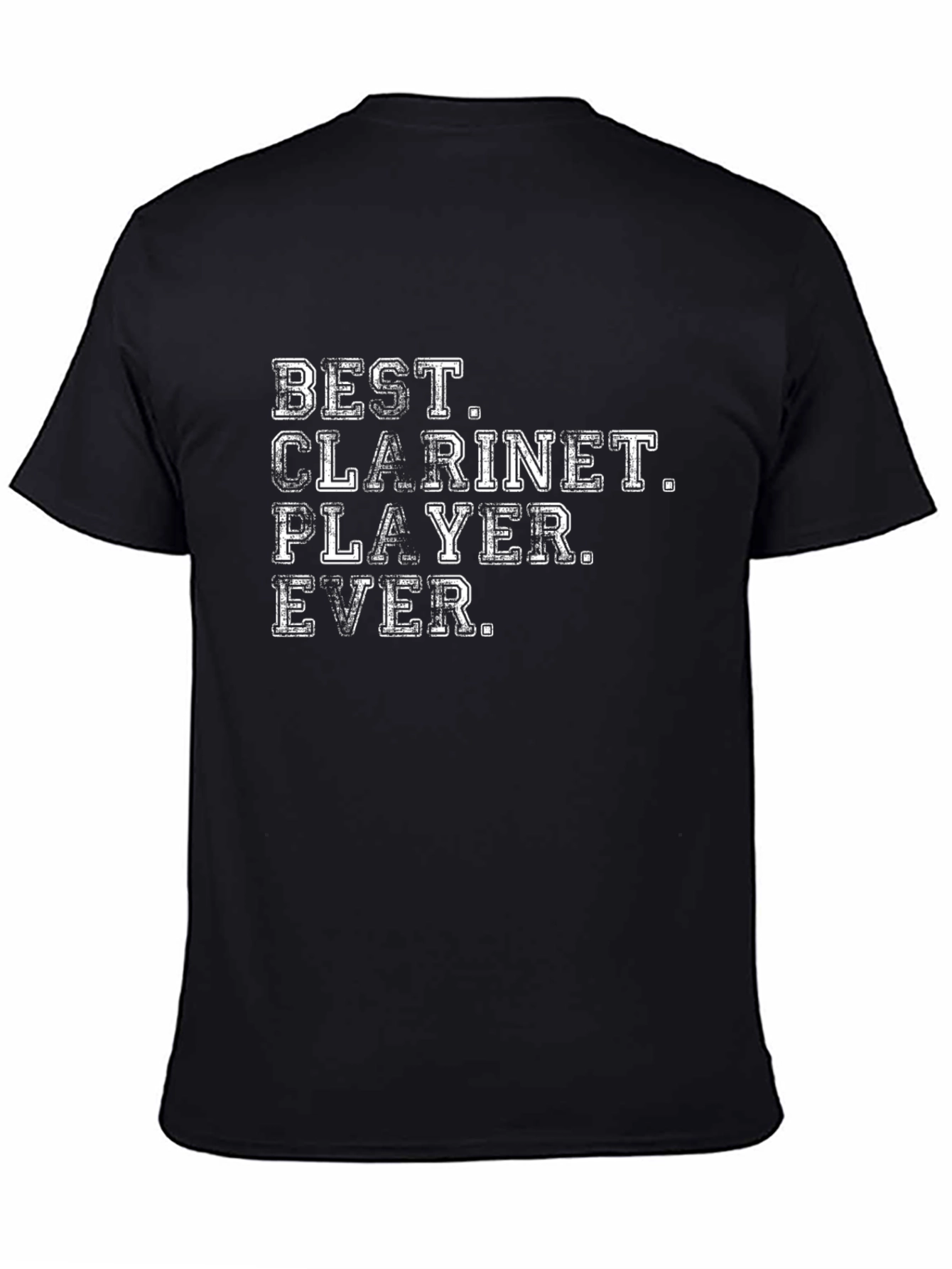 Black Best Clarinet Player Ever T-Shirt view 4