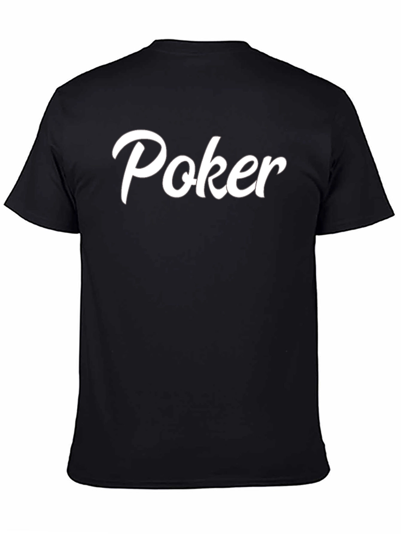 Black Poker T-Shirt - Classic Style, Comfortable Fit view 4