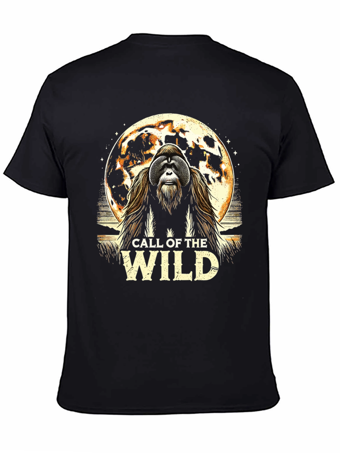Black Call of the Wild Graphic Tee view 4