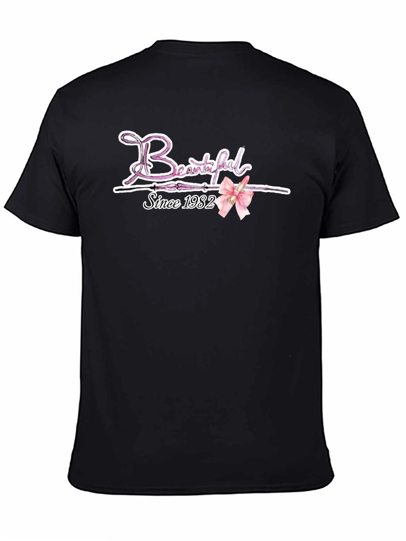 Black Beautiful Since 1982 Graphic T-Shirt view 4