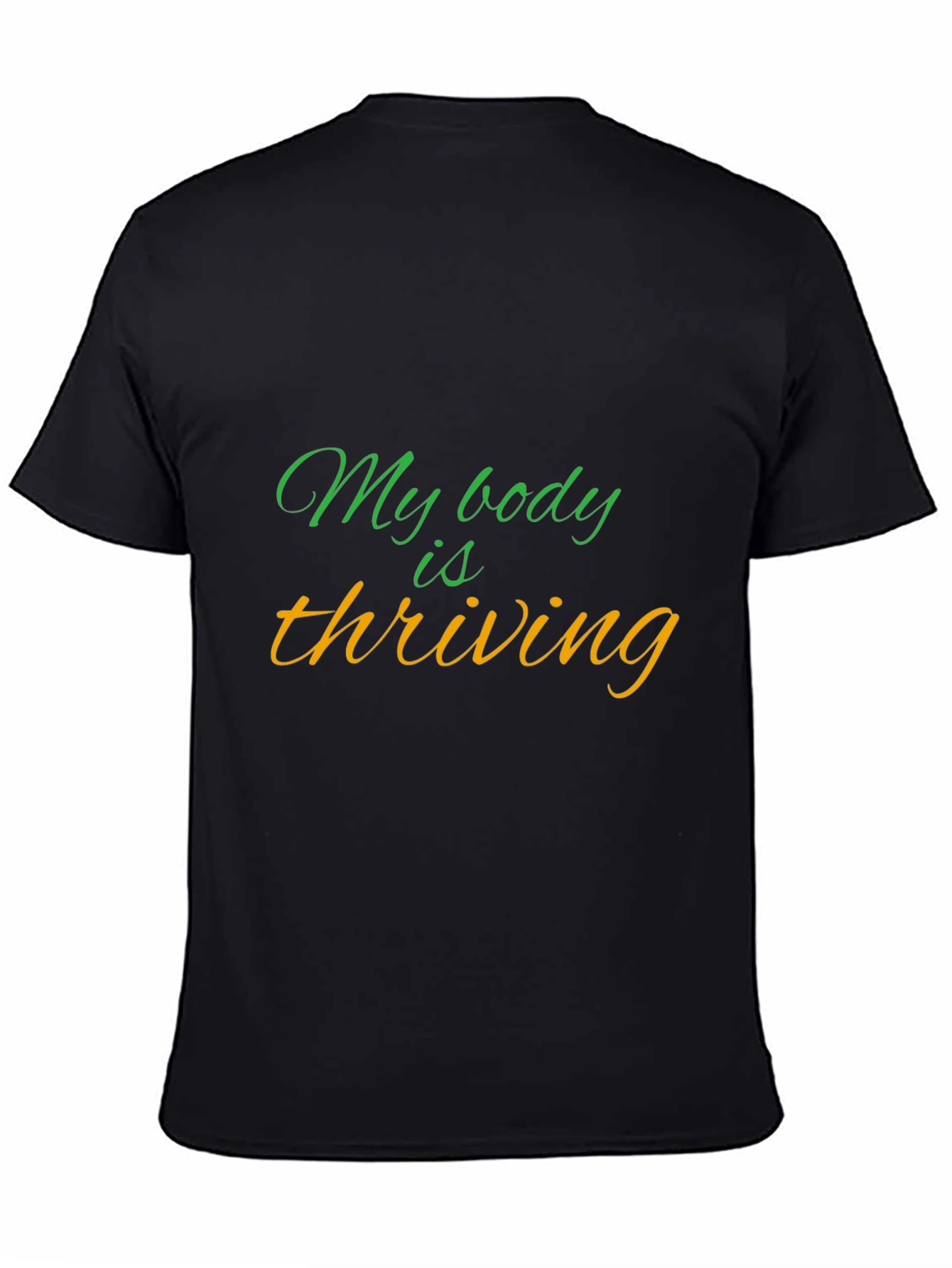 Black My Body is Thriving Graphic Tee view 4