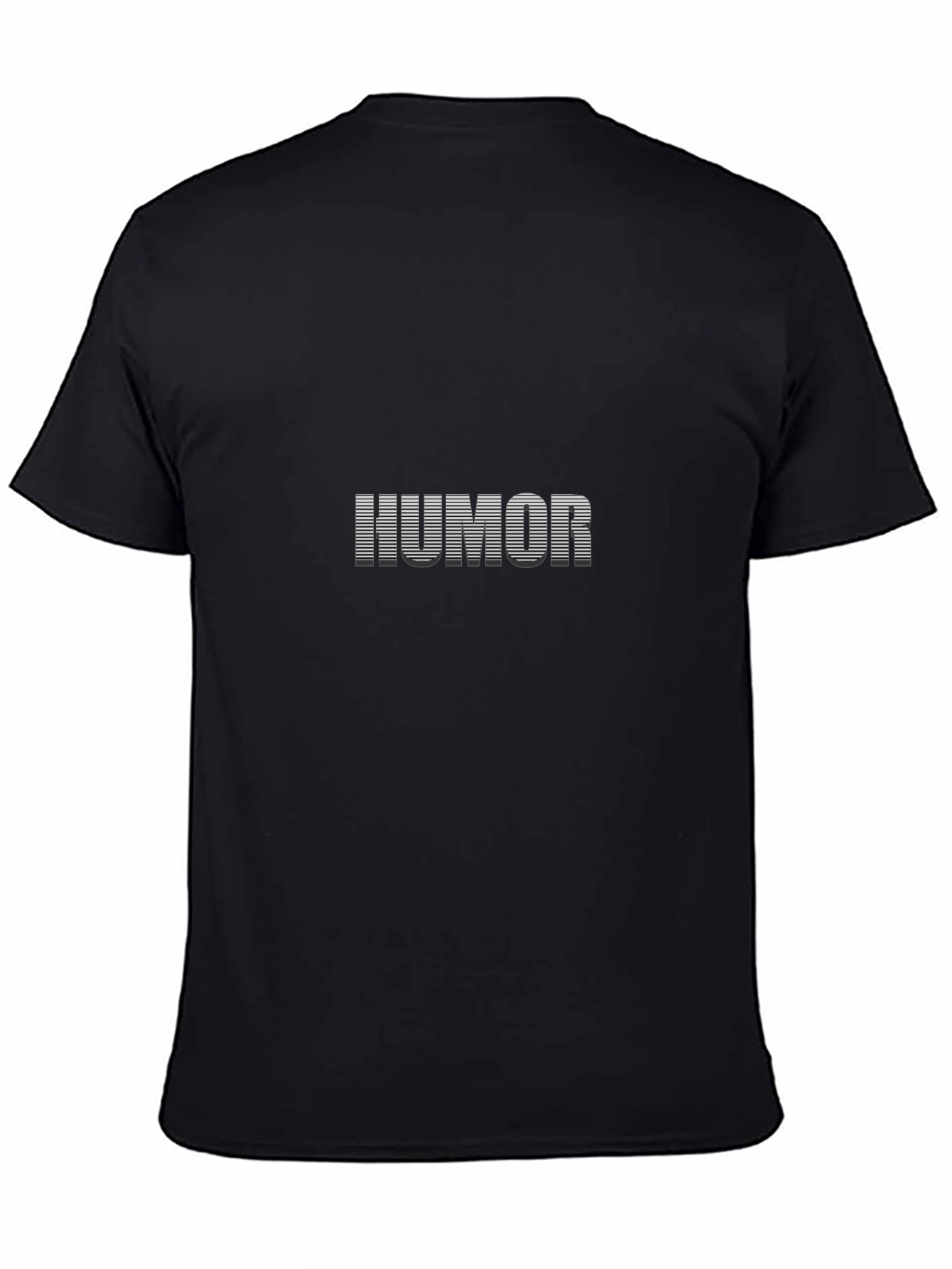 Humor Graphic Tee -  Men's Black T-Shirt - 4