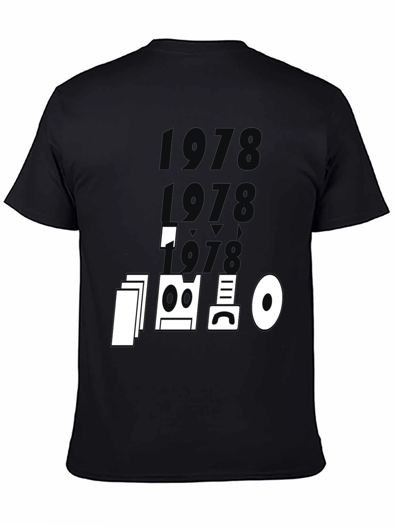 Black Retro 1978 Graphic T-Shirt - Unique Design view 4