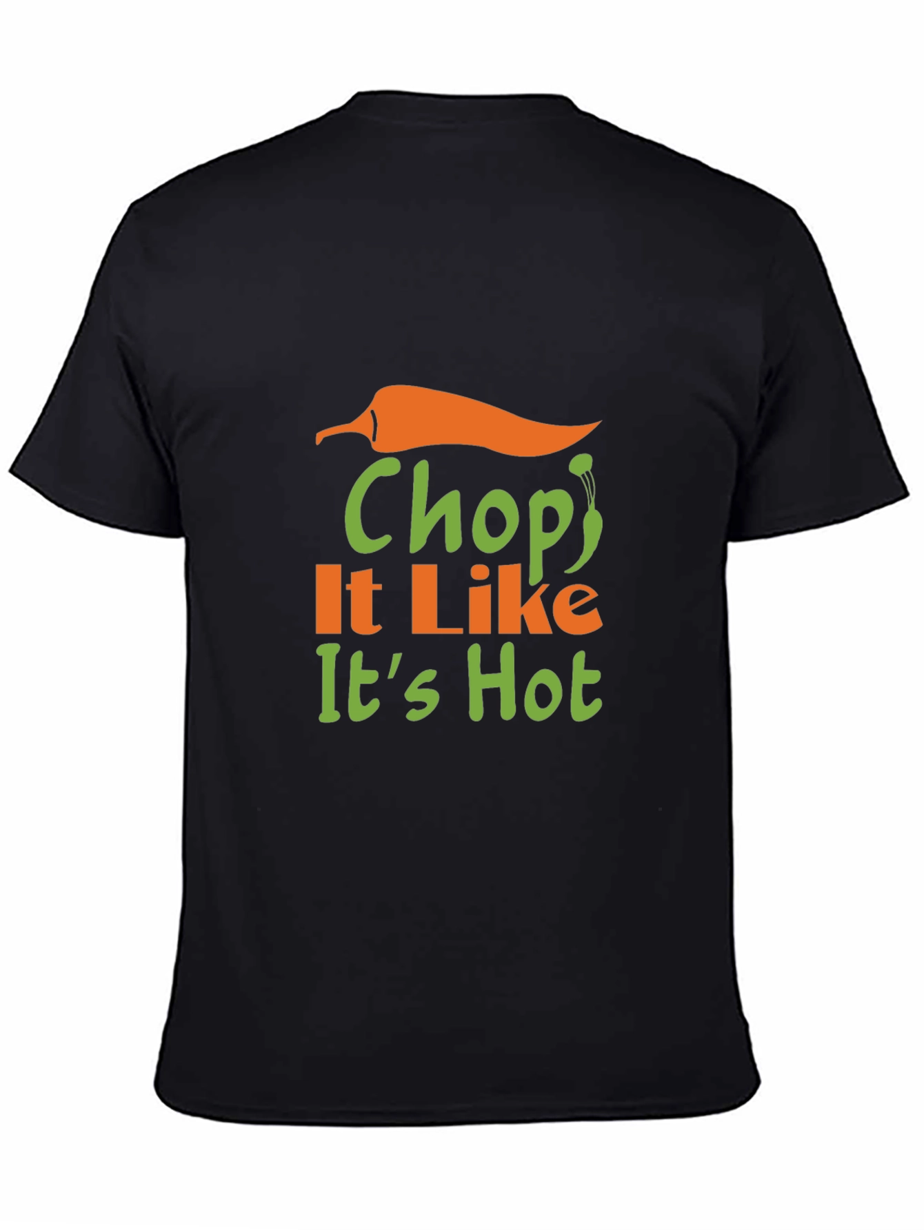 Black Chop It Like It's Hot Graphic T-Shirt view 4