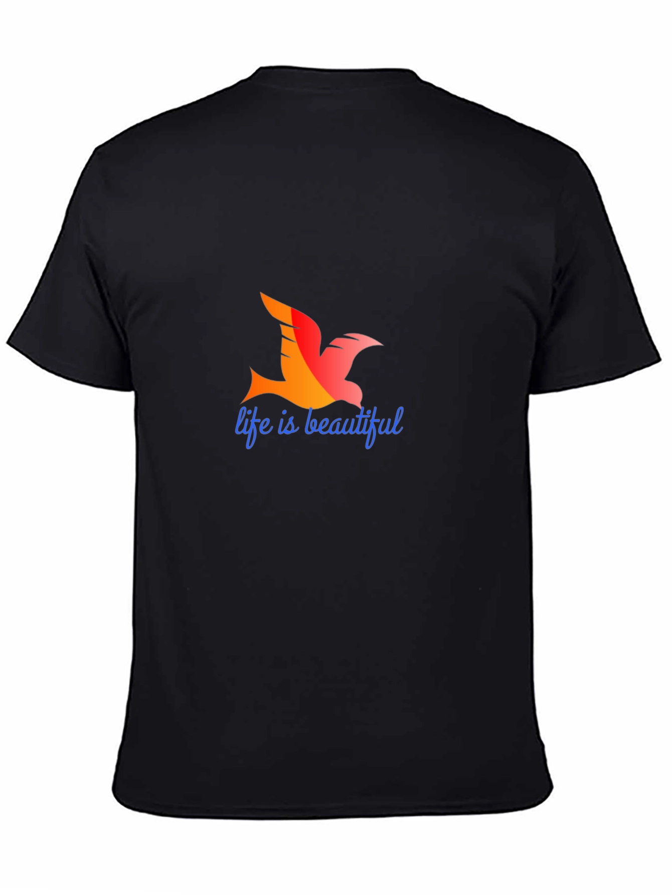 Black Life is Beautiful T-Shirt - Bird Graphic Tee view 4