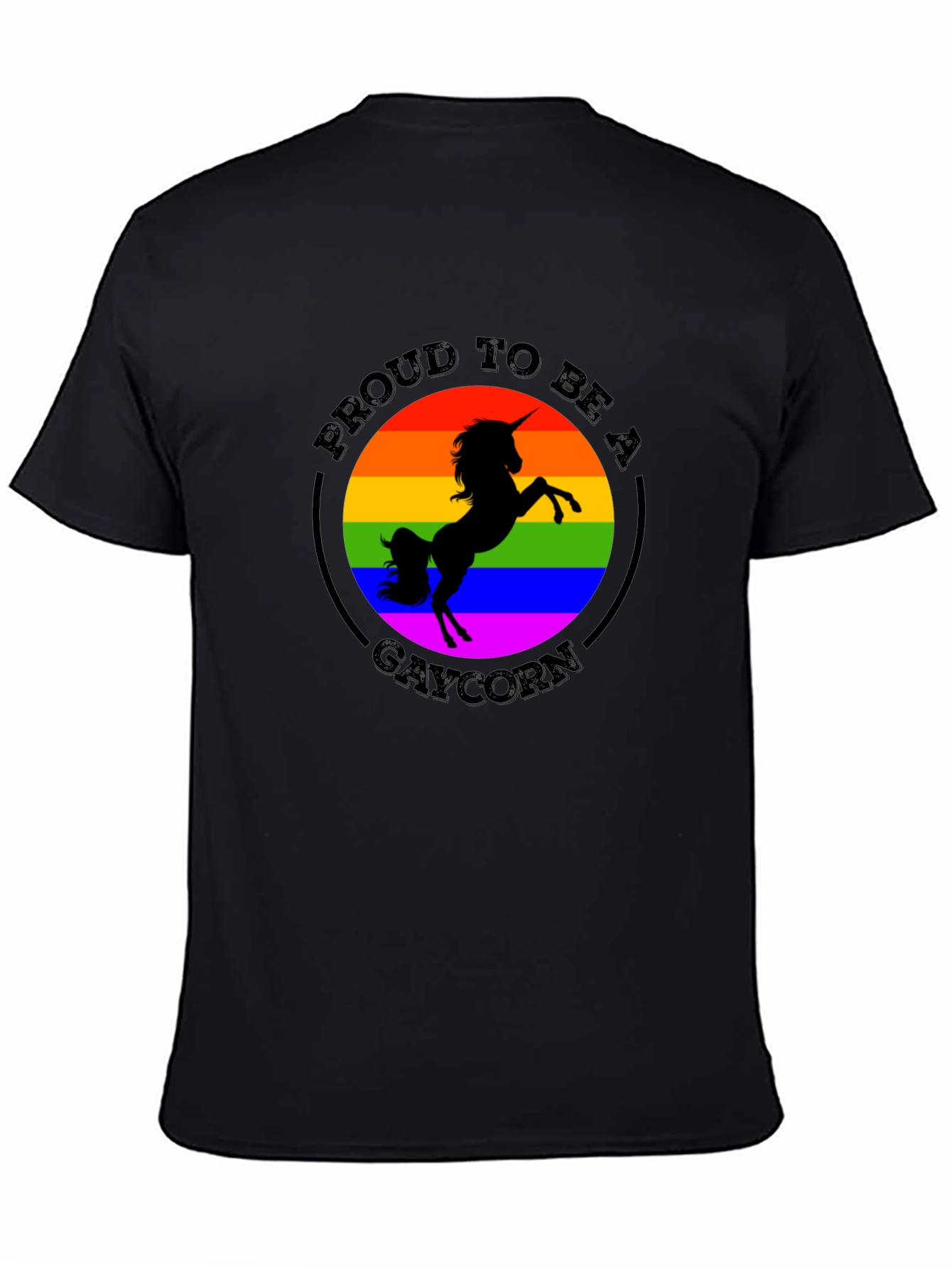 Gaycorn Pride T-Shirt - Rainbow Unicorn Tee - 4