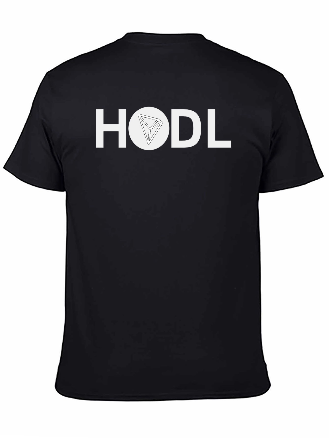 Black HODL Tron Crypto T-Shirt - Black view 4