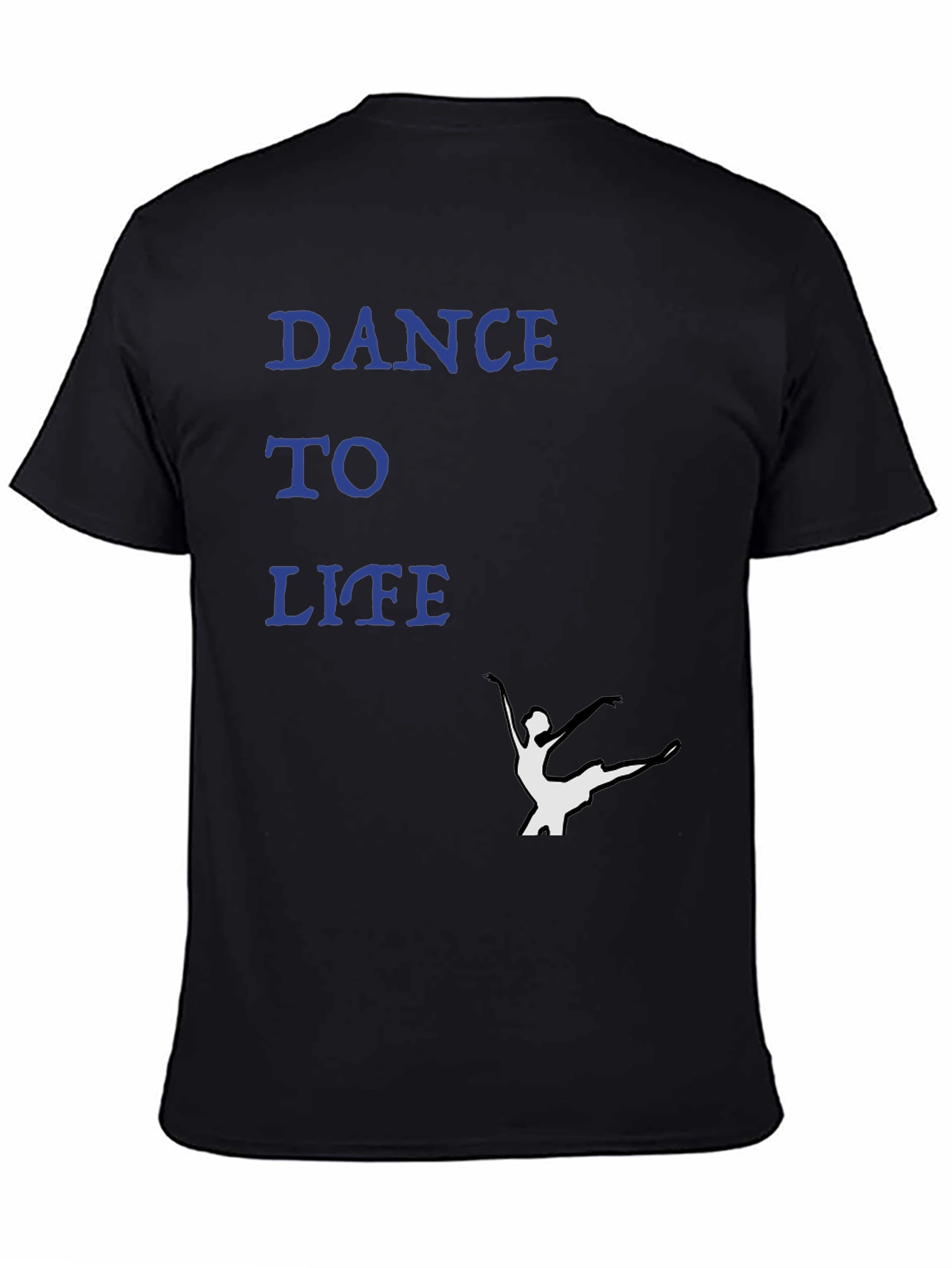 Black Dance to Life Black Graphic Tee view 4