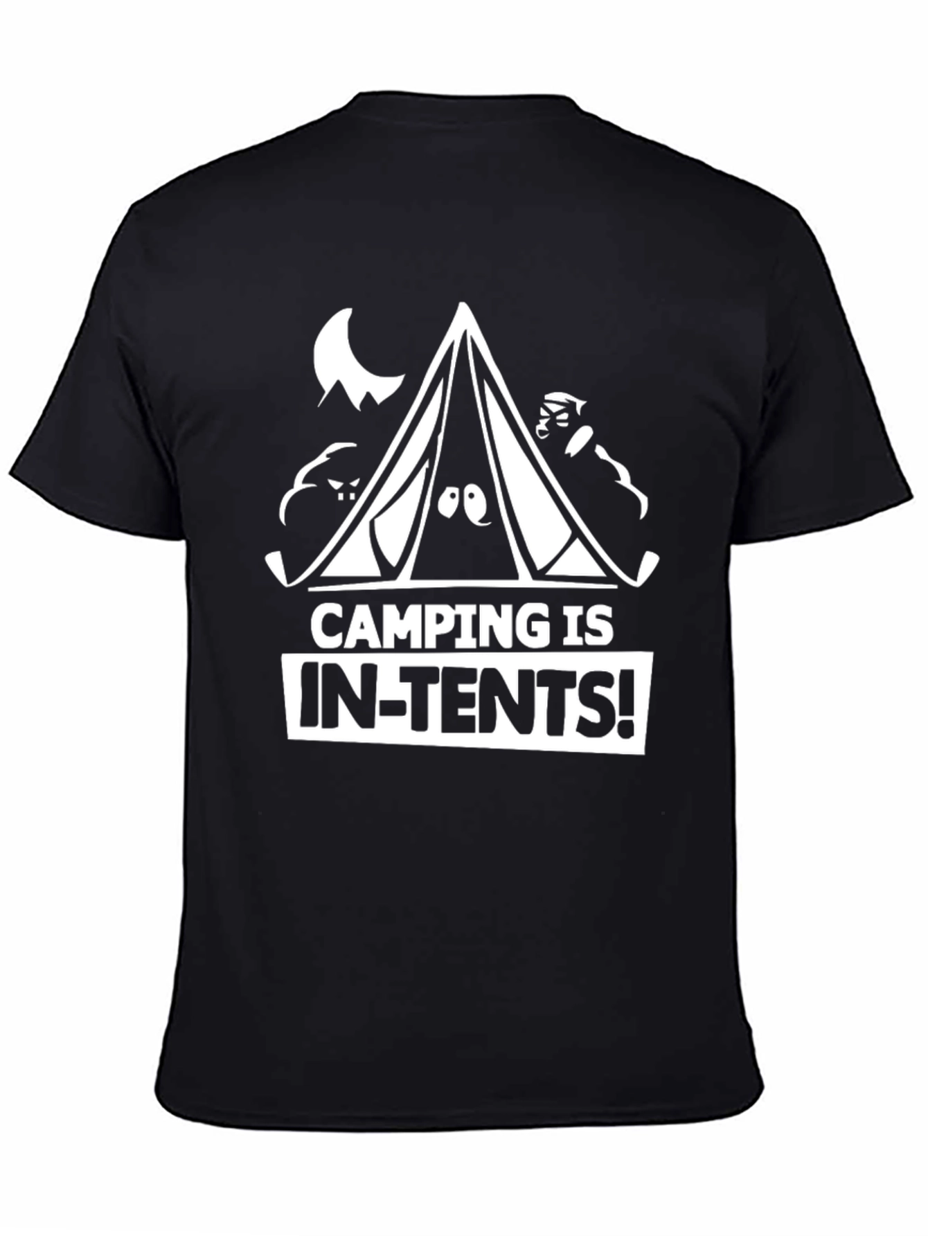 Camping Is In-Tents! Novelty T-Shirt - 4