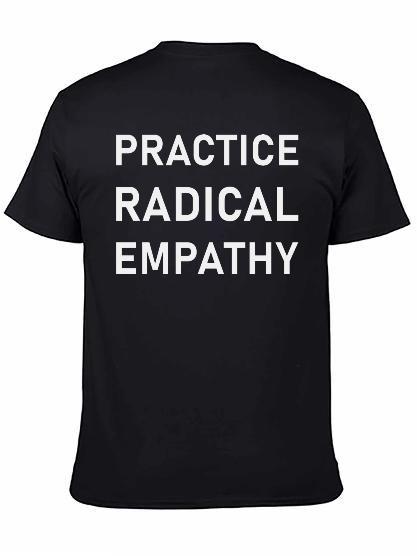 Black Practice Radical Empathy Black T-Shirt view 4