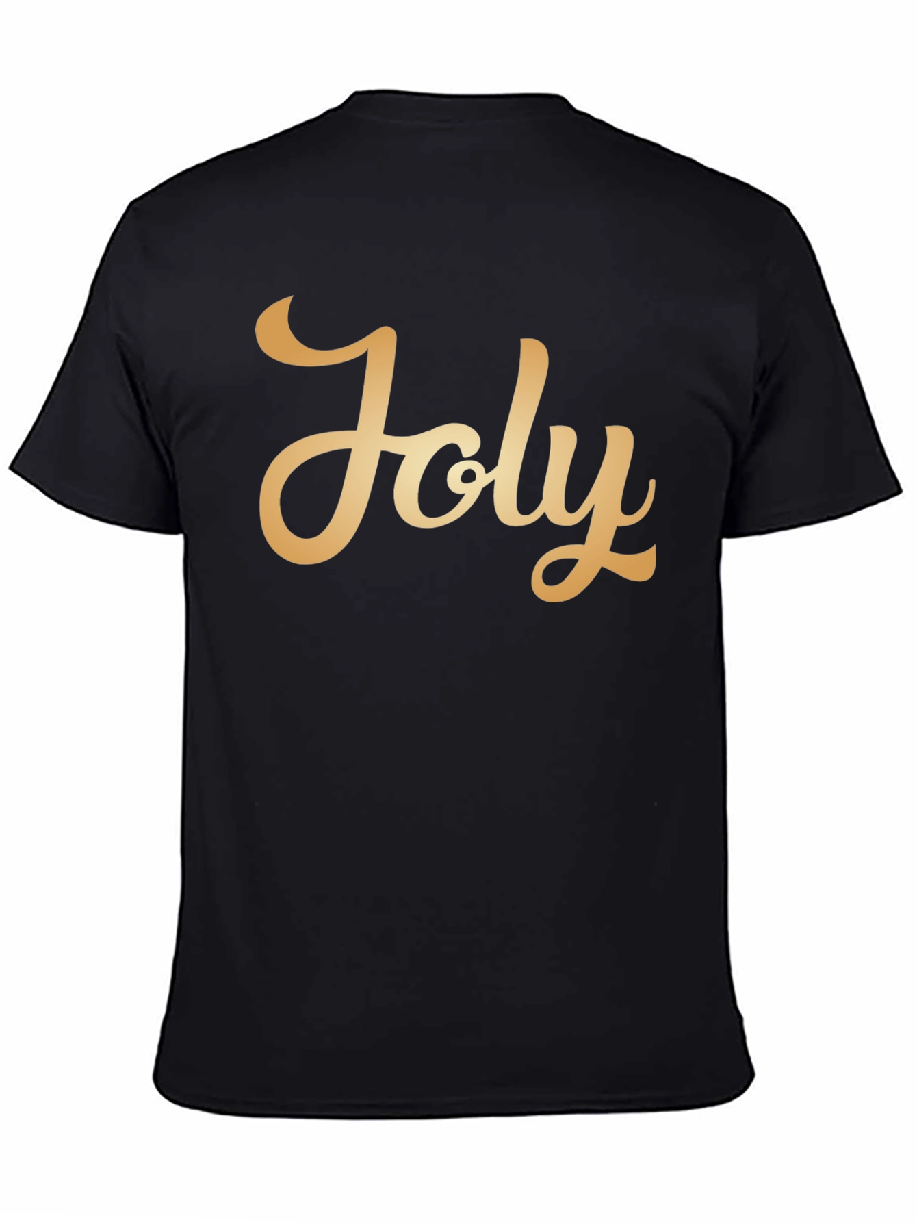 Black Joly Graphic Tee - Stylish Unisex T-Shirt view 4