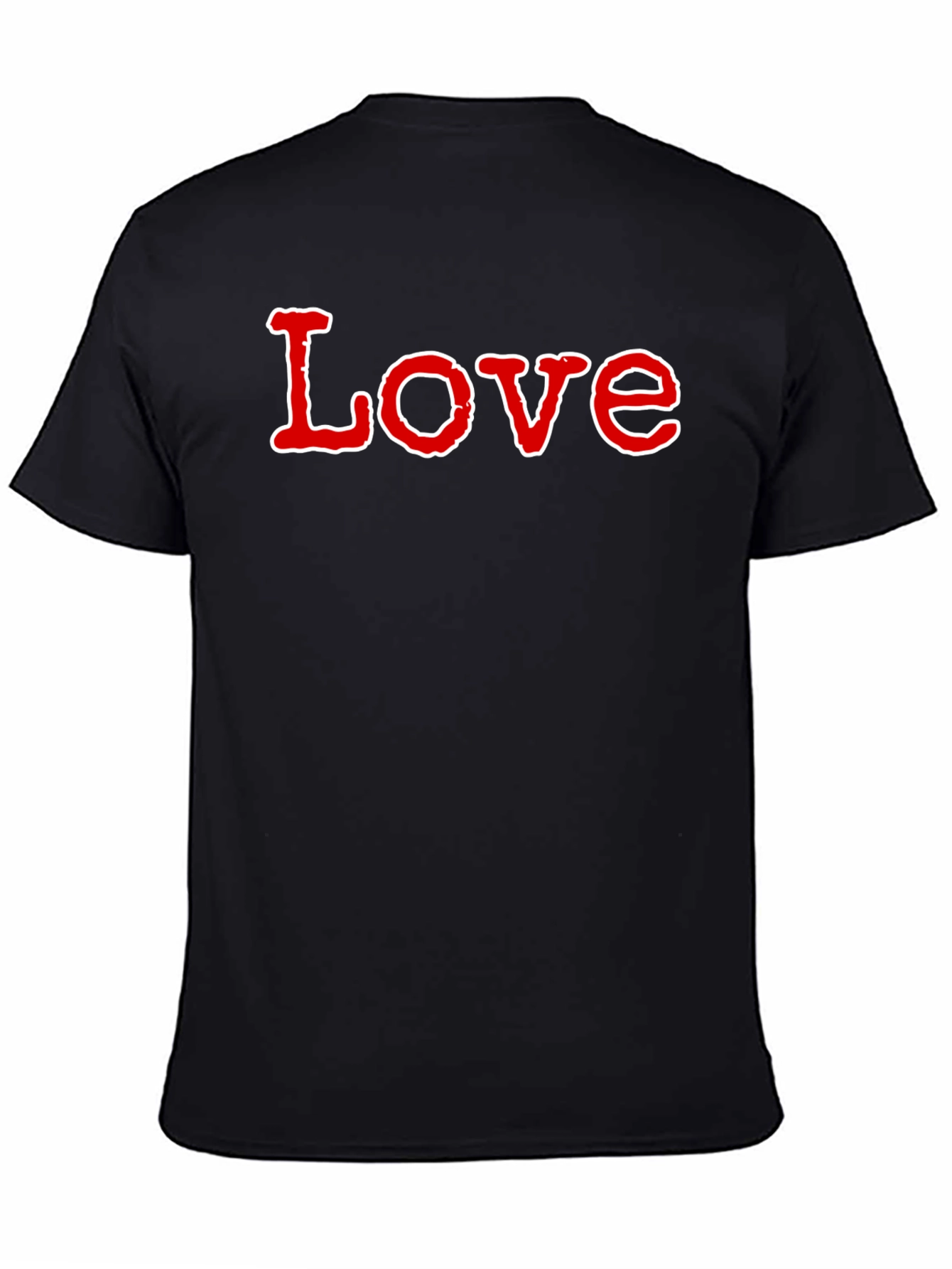 Black Love Graphic Tee - Soft Cotton Blend, Modern Fit view 4