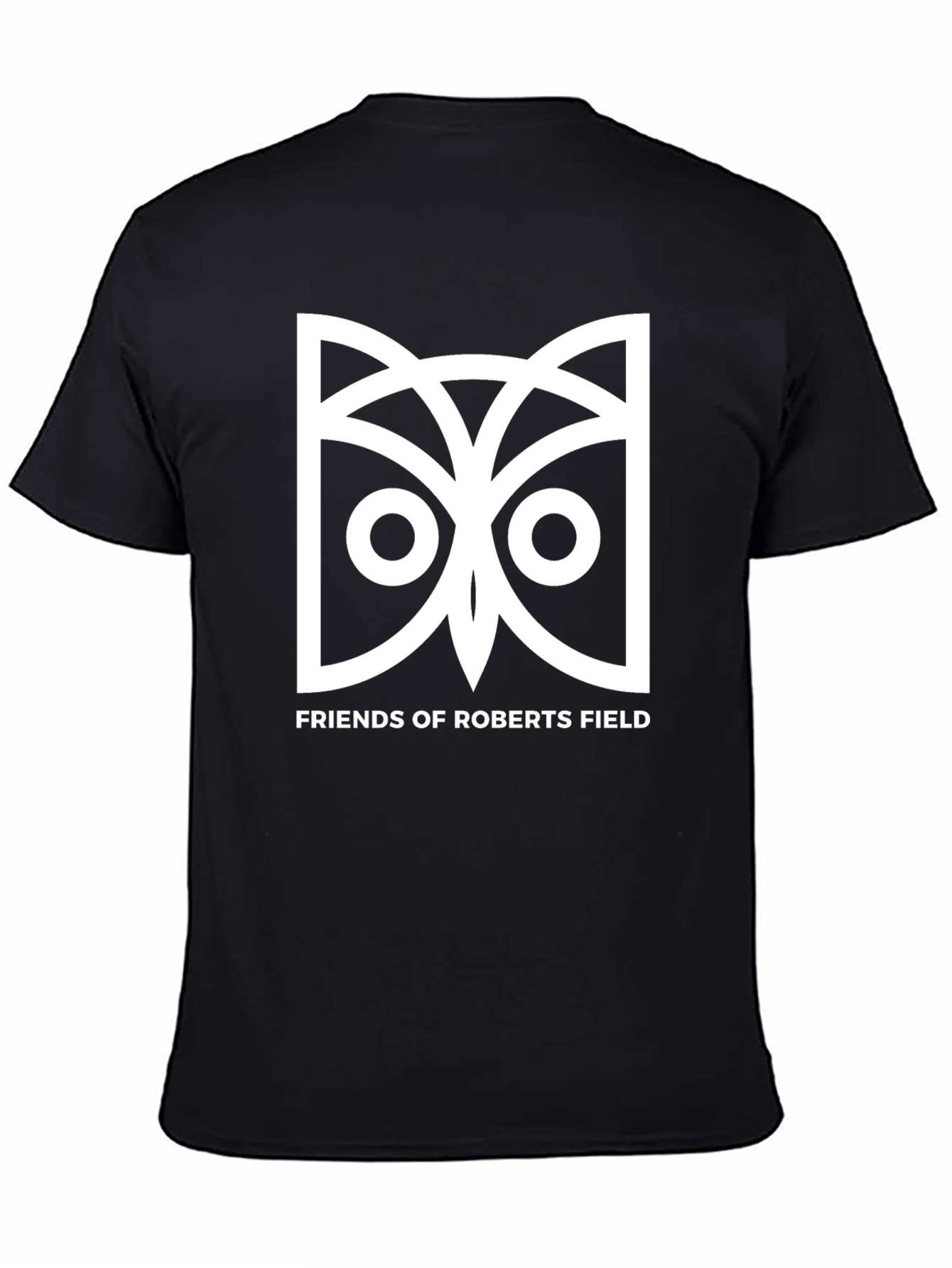 Black Friends of Roberts Field Graphic Tee view 4