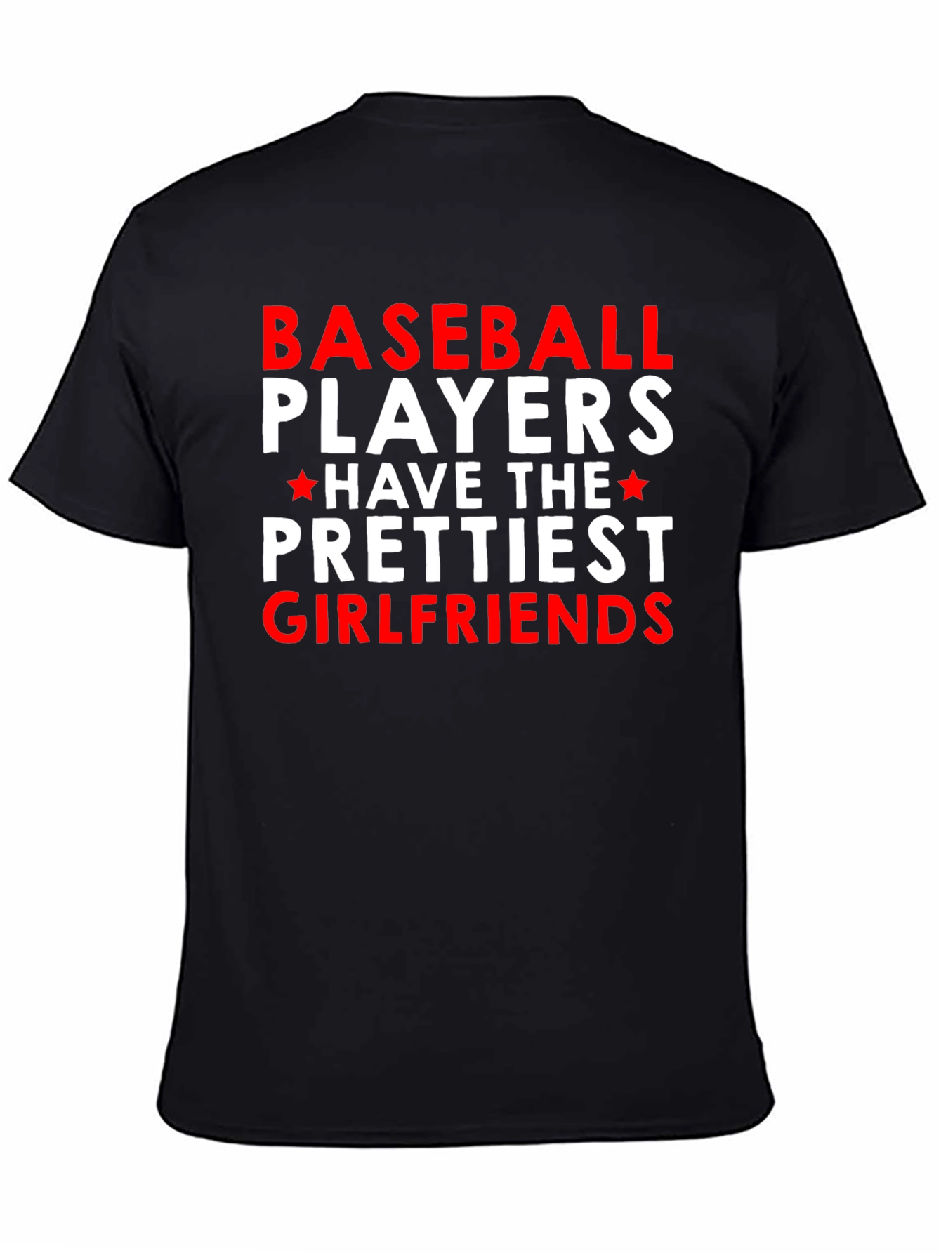 Black Baseball Players Prettiest Girlfriends T-Shirt view 4