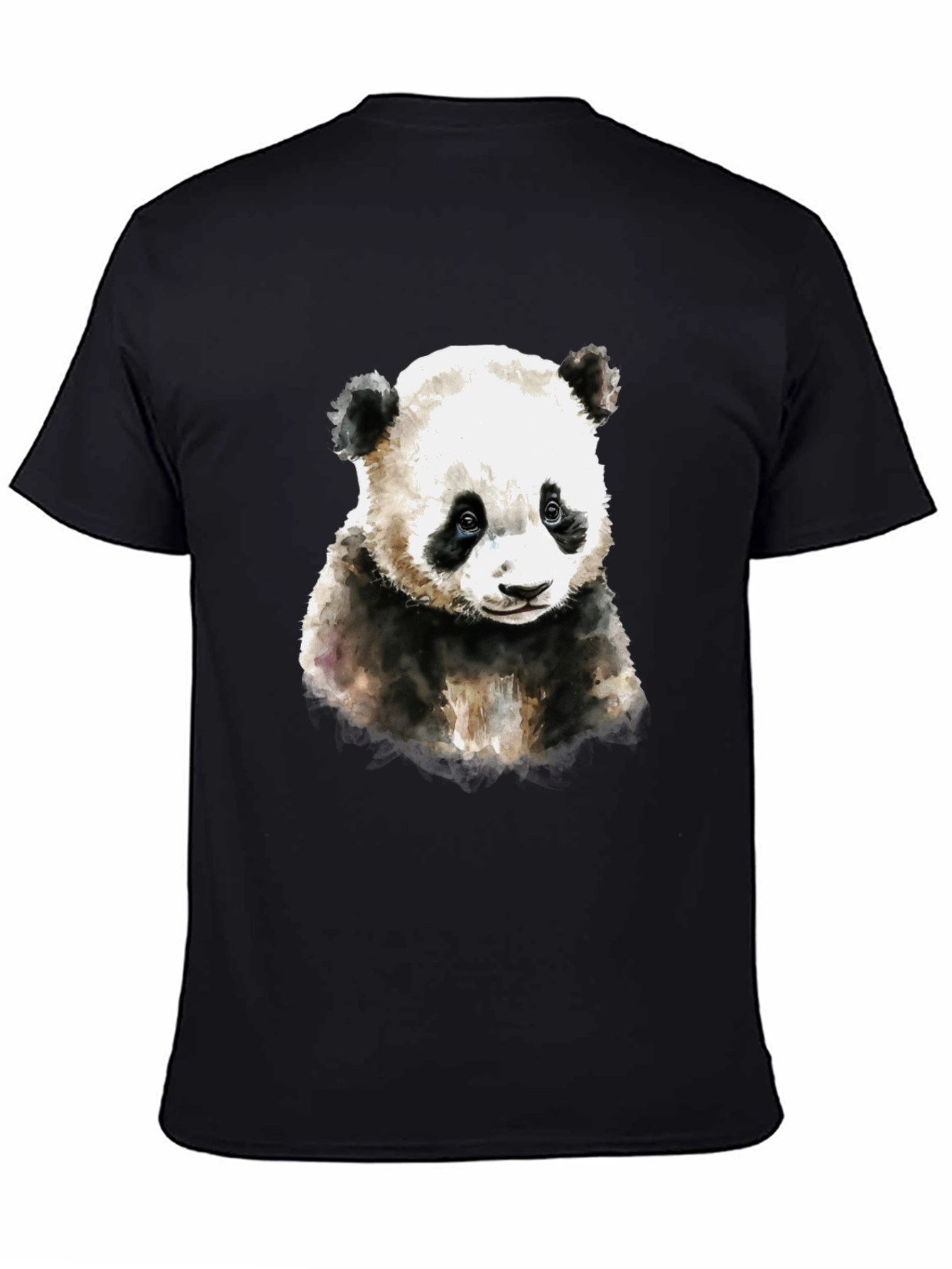 Black Panda Bear Graphic Tee - Soft Cotton Blend view 4