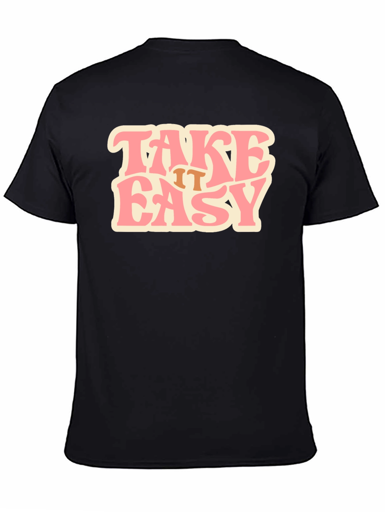 Black Take it Easy Black T-Shirt view 4