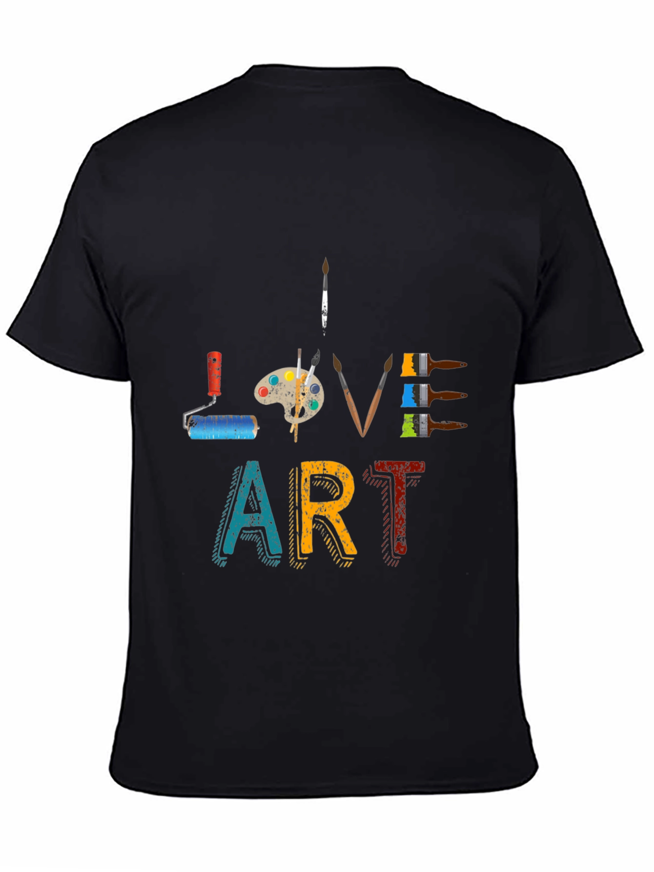 Love Art Graphic Tee - Artistic Design T-Shirt - 4