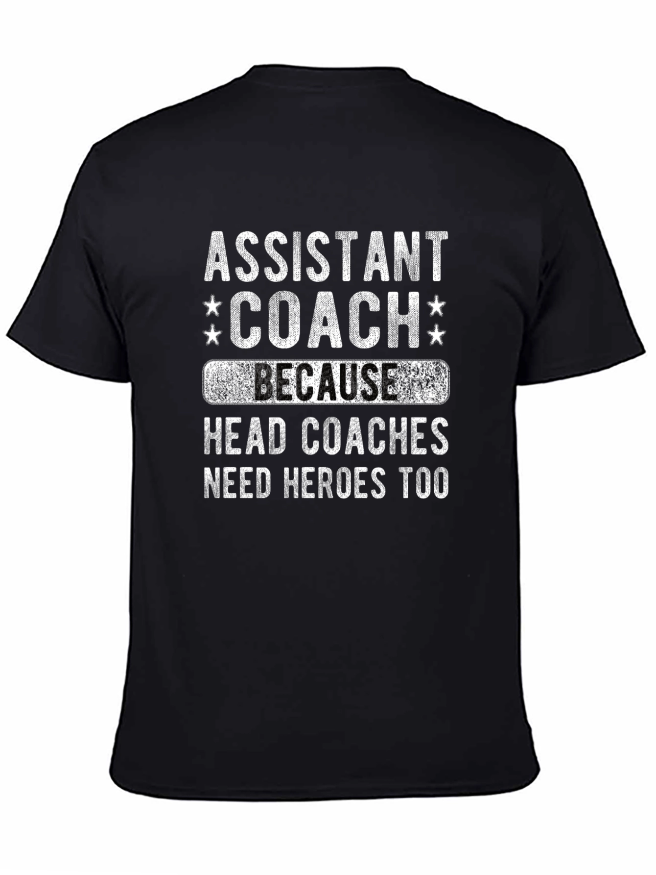 Black Assistant Coach Hero T-Shirt view 4
