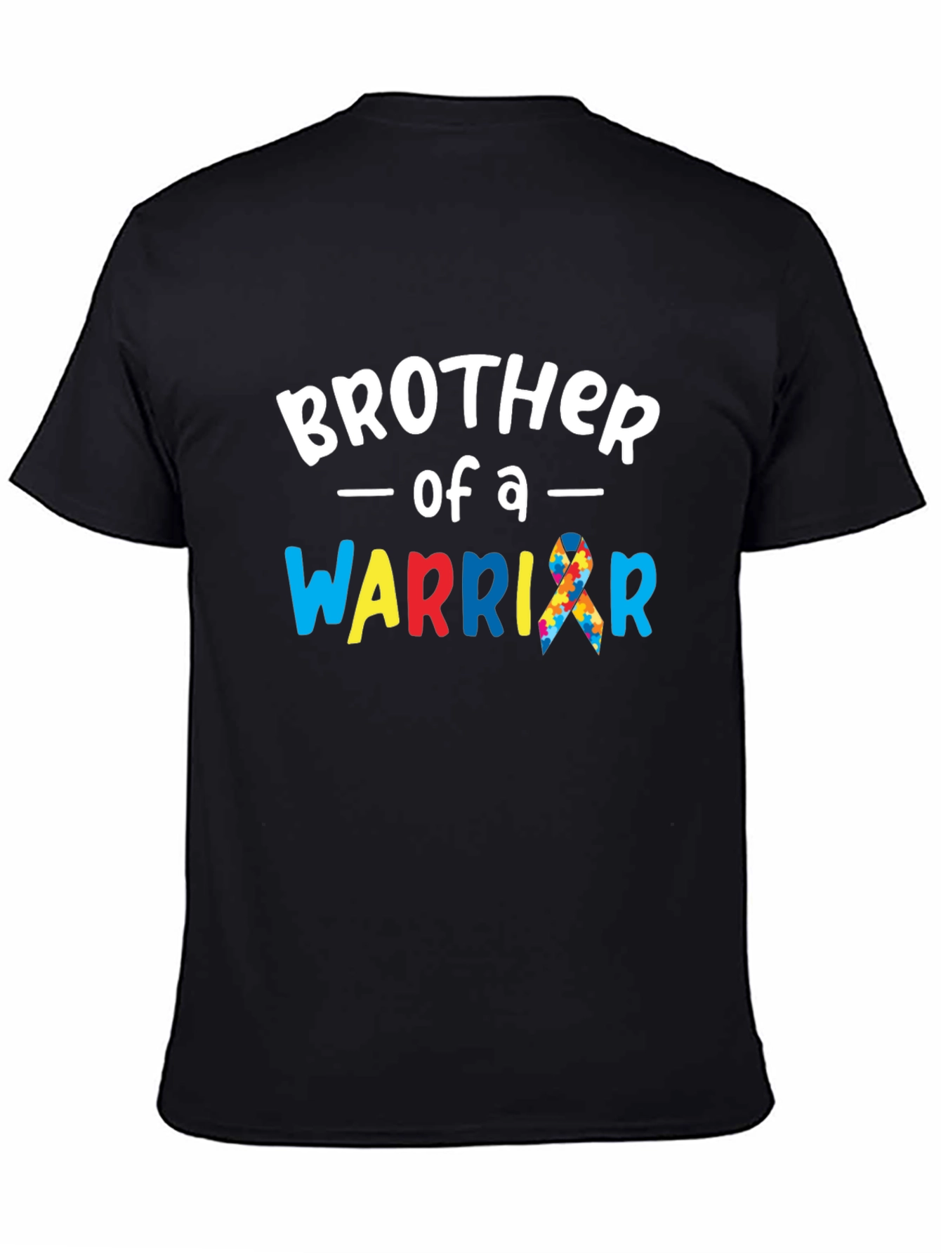 Brother of a Warrior T-Shirt Autism Awareness  - 4