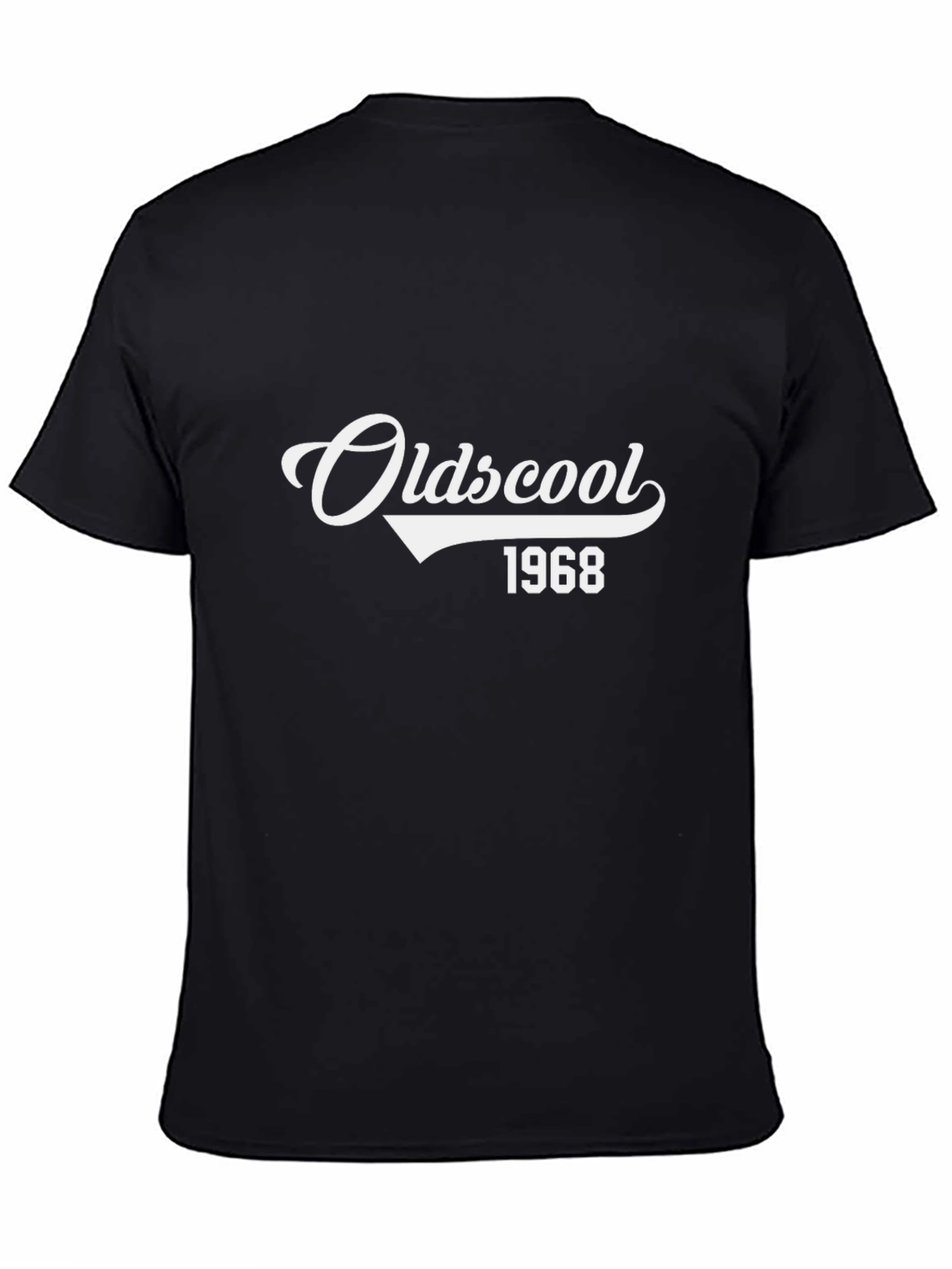 Black Oldschool 1968 Black T-Shirt view 4