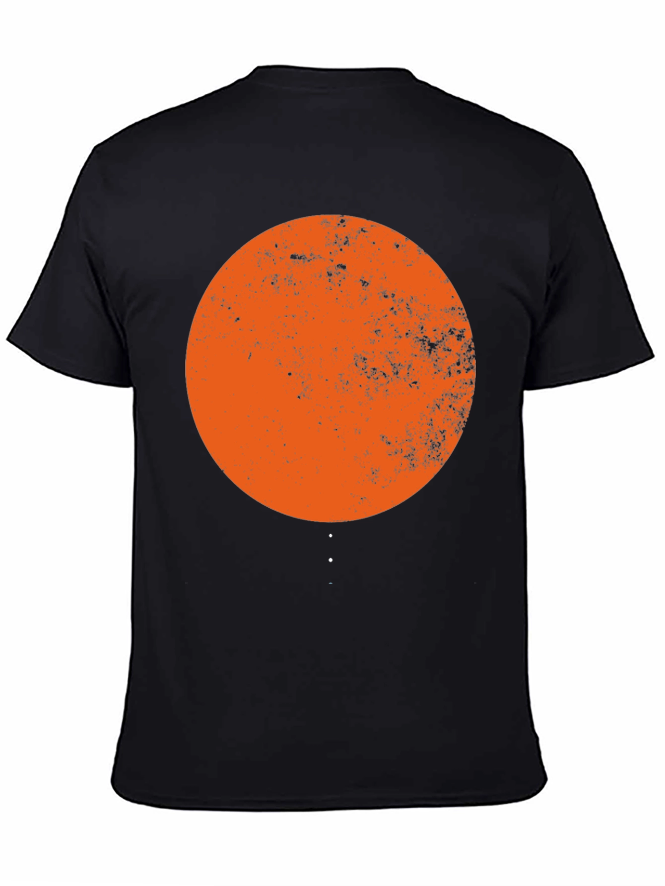 Black Retro Circle Graphic Tee - Stylish Comfort view 4