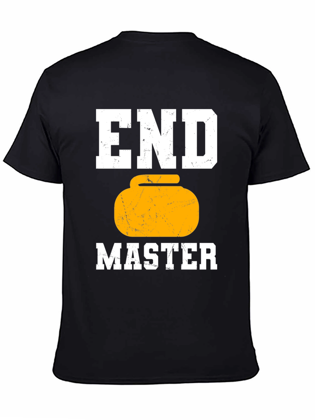 Black End Master Curling T-Shirt - Game Day Apparel view 4