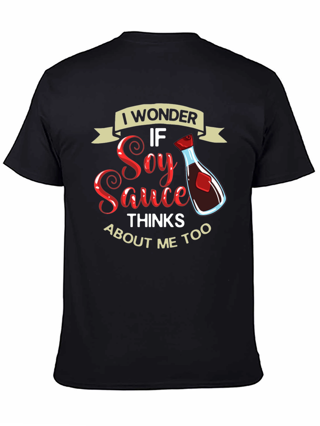 Black Soy Sauce Lover T-Shirt view 4