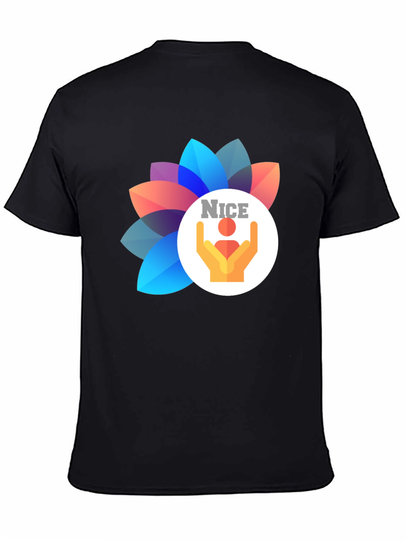 Black Nice Graphic T-Shirt - Modern Stylish Tee view 4