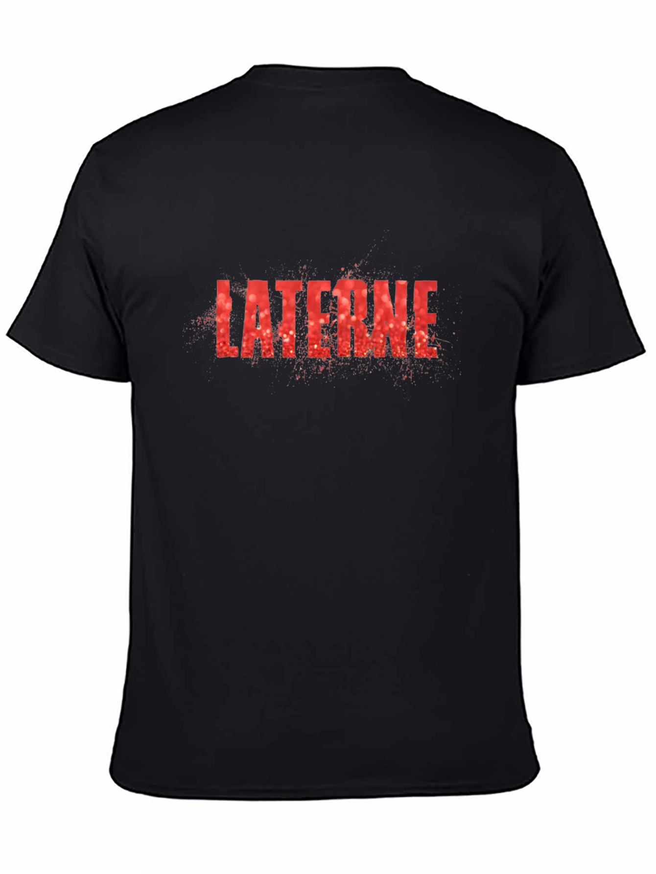 Black Laterne Graphic Black T-Shirt view 4