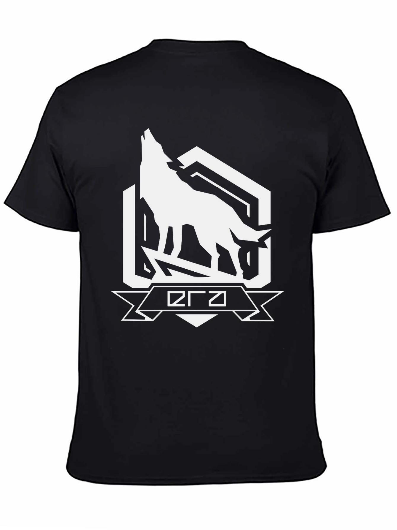 Black Black ERA Wolf Graphic Tee view 4