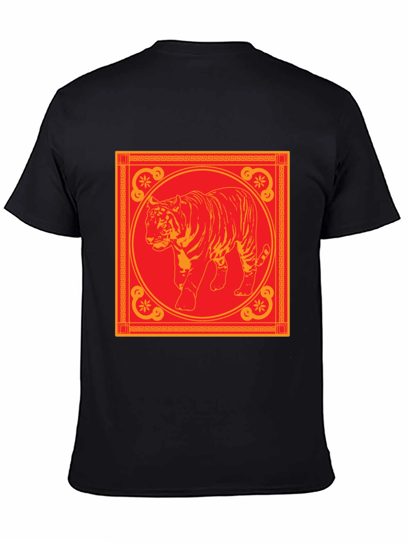 Black Year of the Tiger Graphic Tee view 4