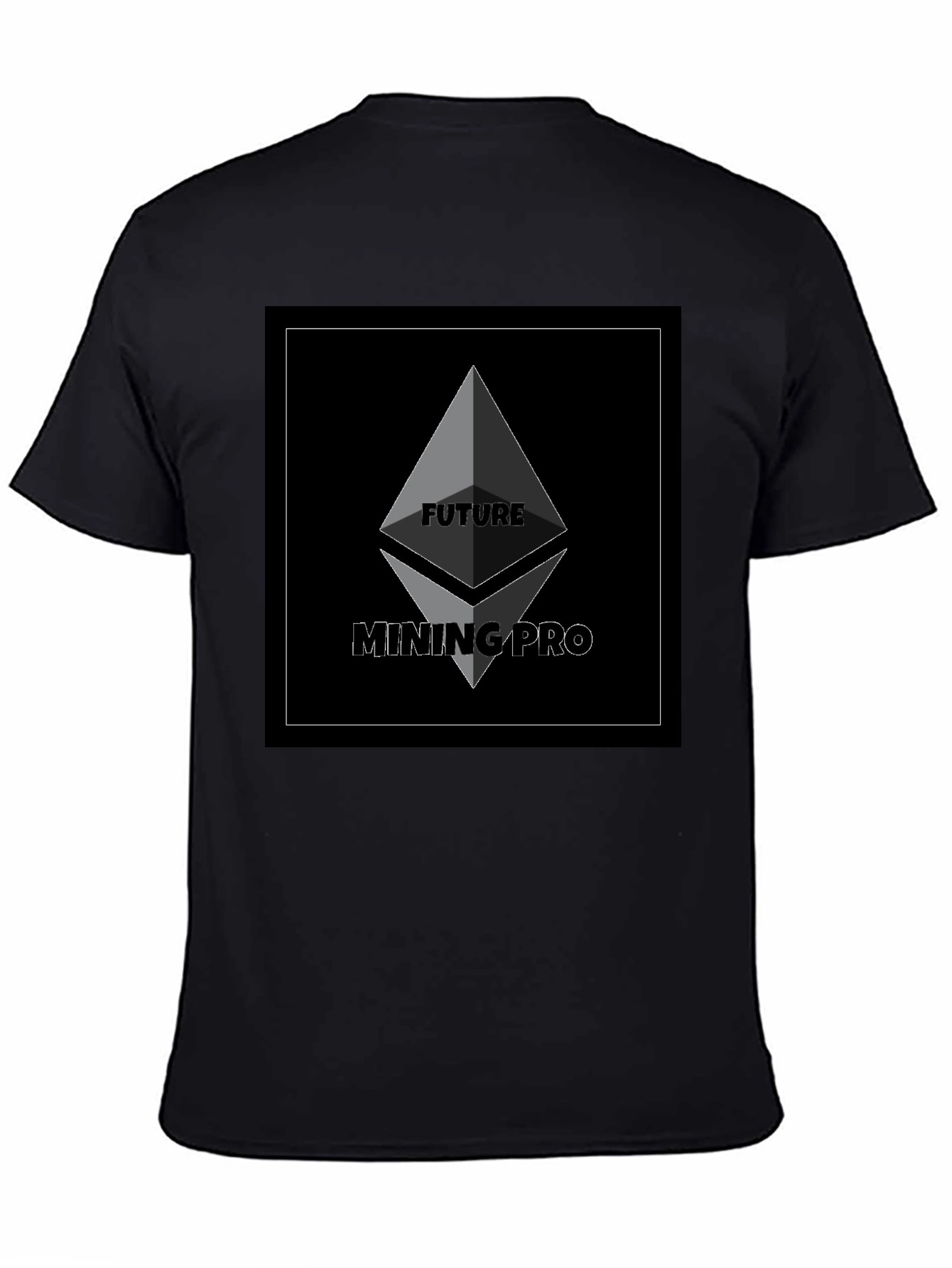 Black Future Mining Pro Black T-Shirt view 4
