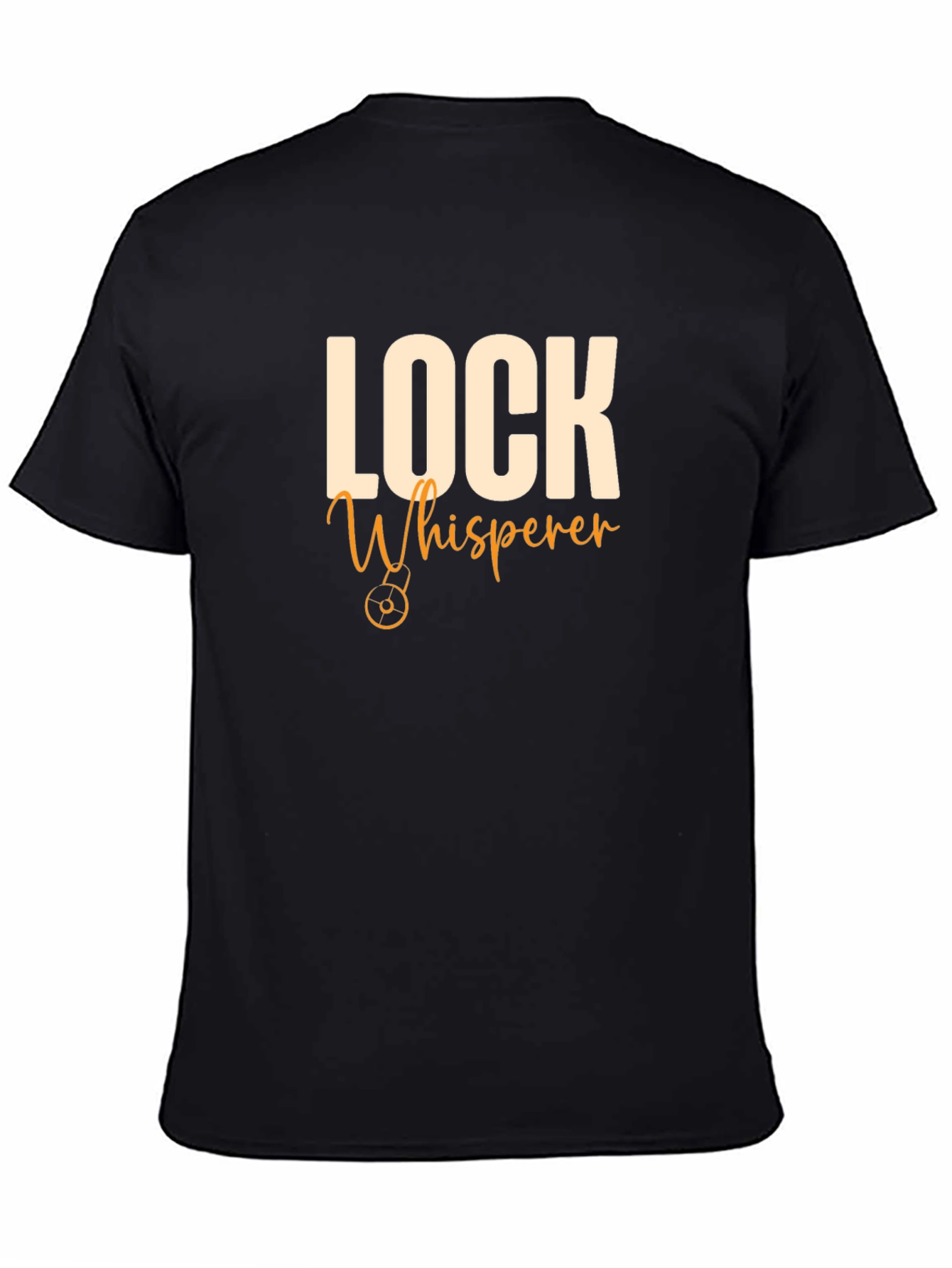 Black Lock Whisperer T-Shirt - Funny Gift For Locksmiths view 4