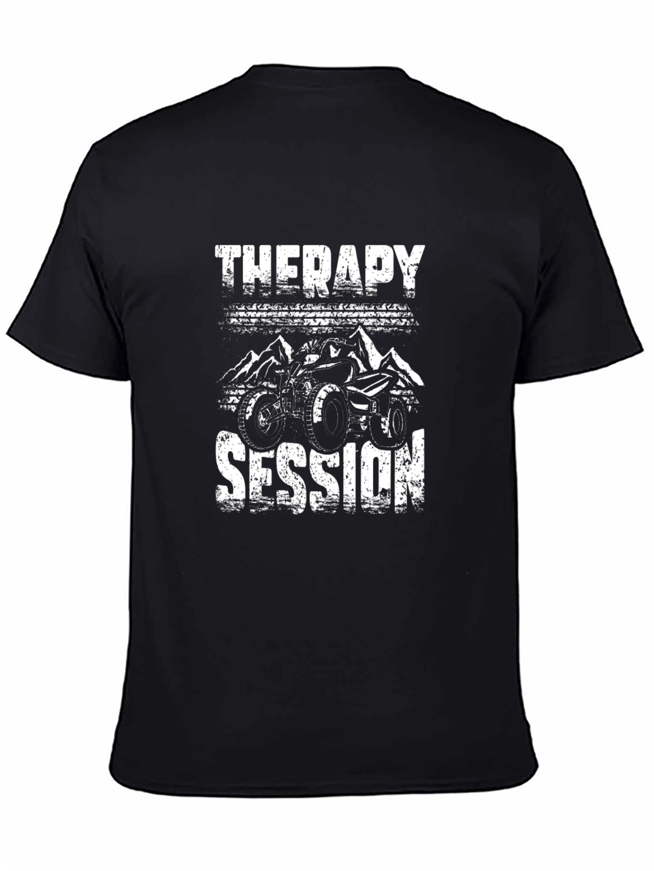 Black Therapy Session ATV T-Shirt view 4