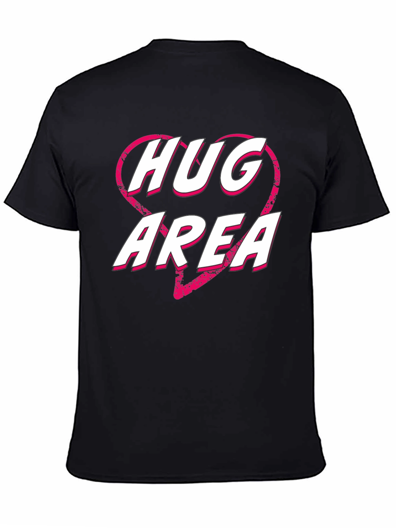 Black Hug Area Graphic Tee view 4