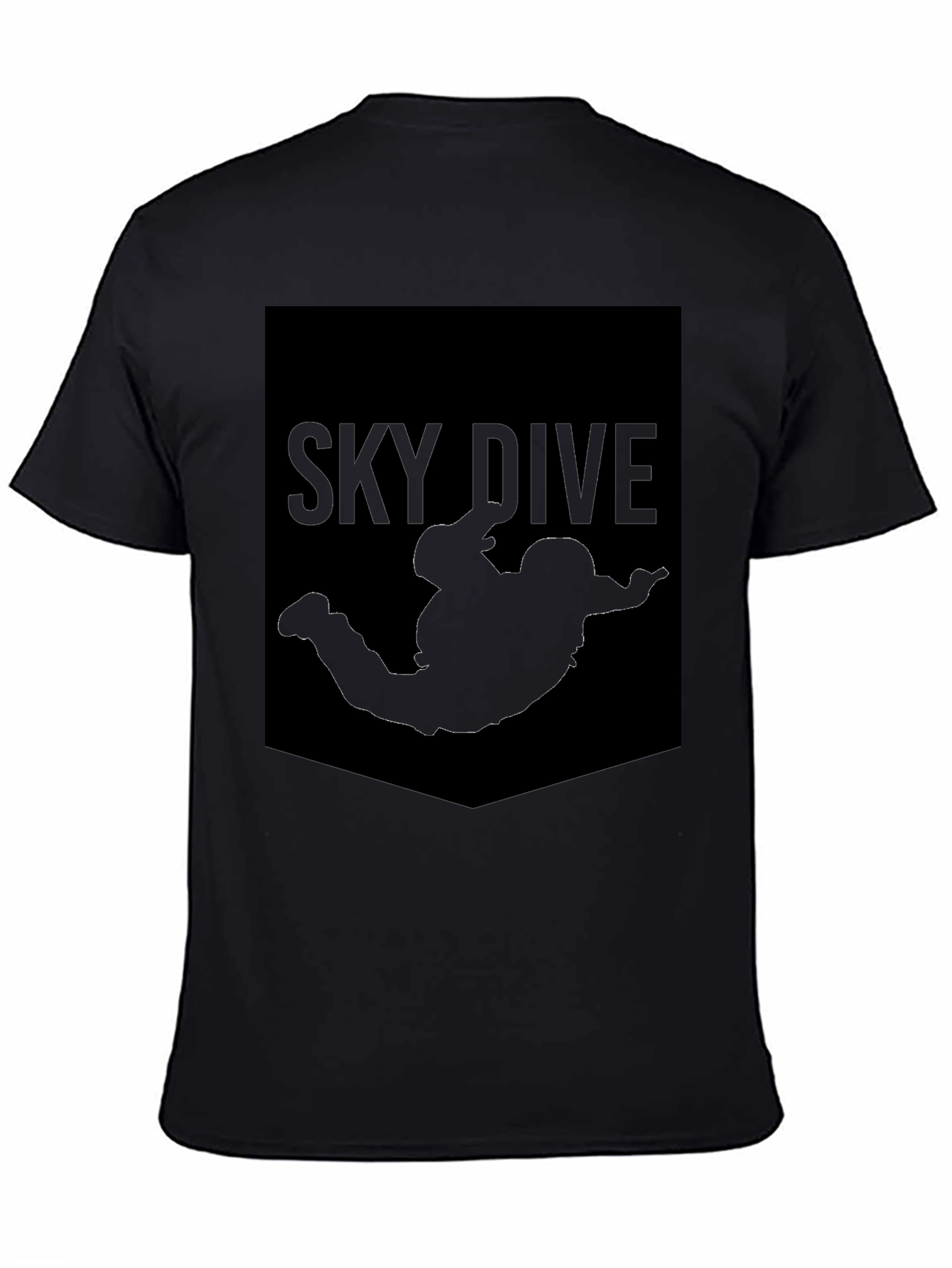Black Sky Dive Graphic Tee - Black T-Shirt view 4