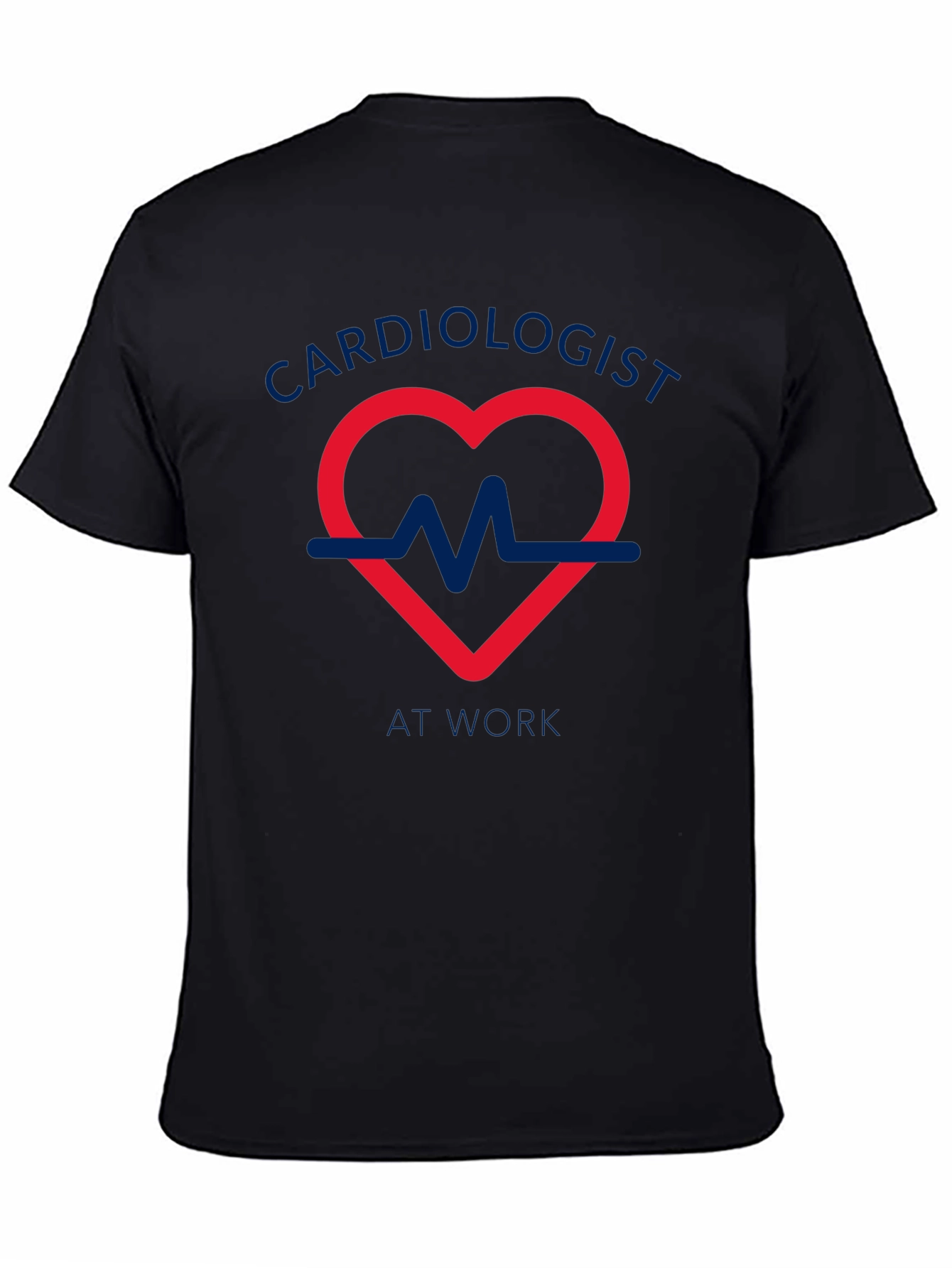 Black Cardiologist At Work T-Shirt view 4