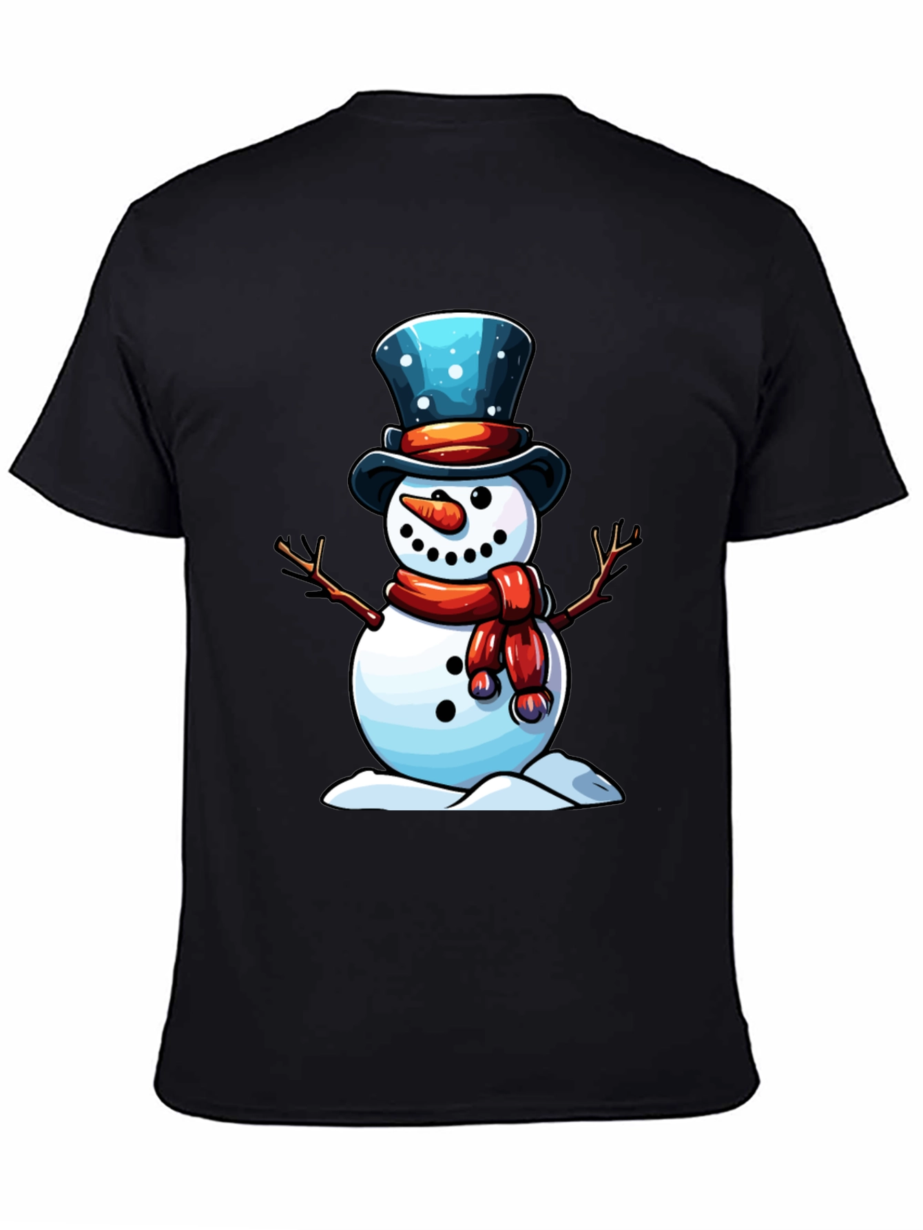 Festive Snowman Graphic Tee - 4