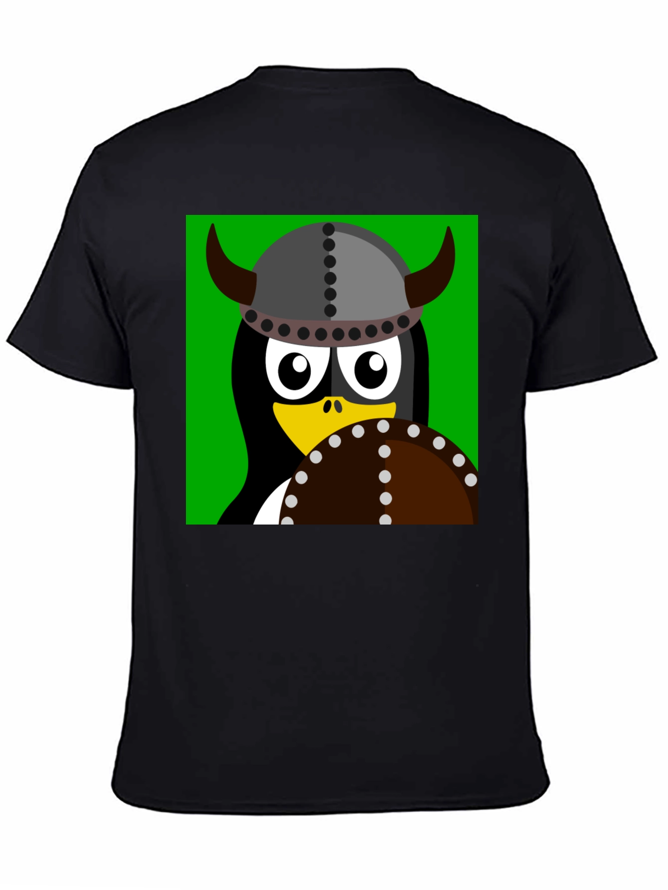 Black Viking Penguin Graphic T-Shirt - Black view 4