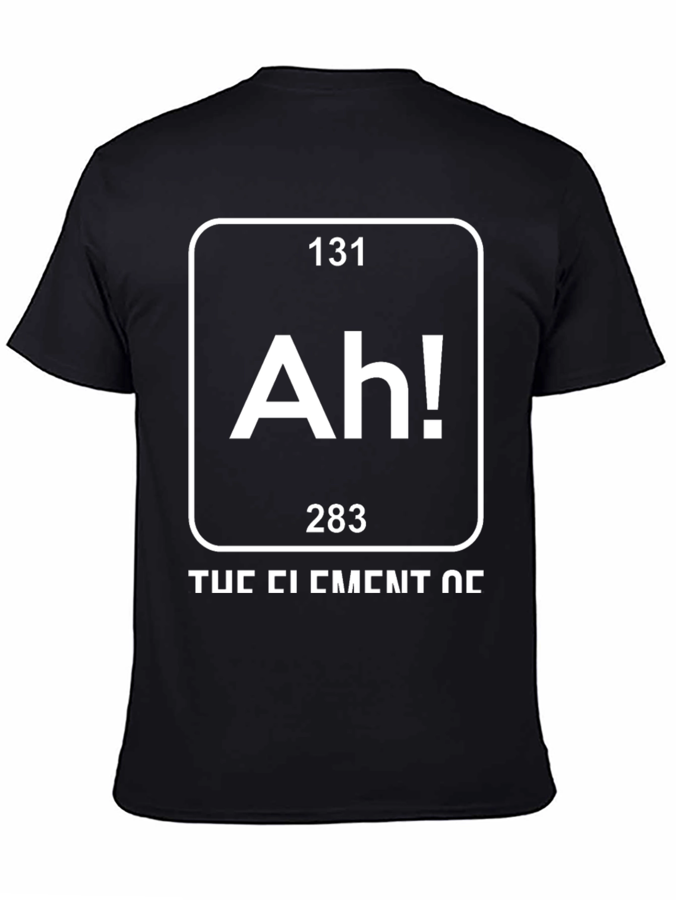 Black Ah! The Element of Fun T-Shirt view 4