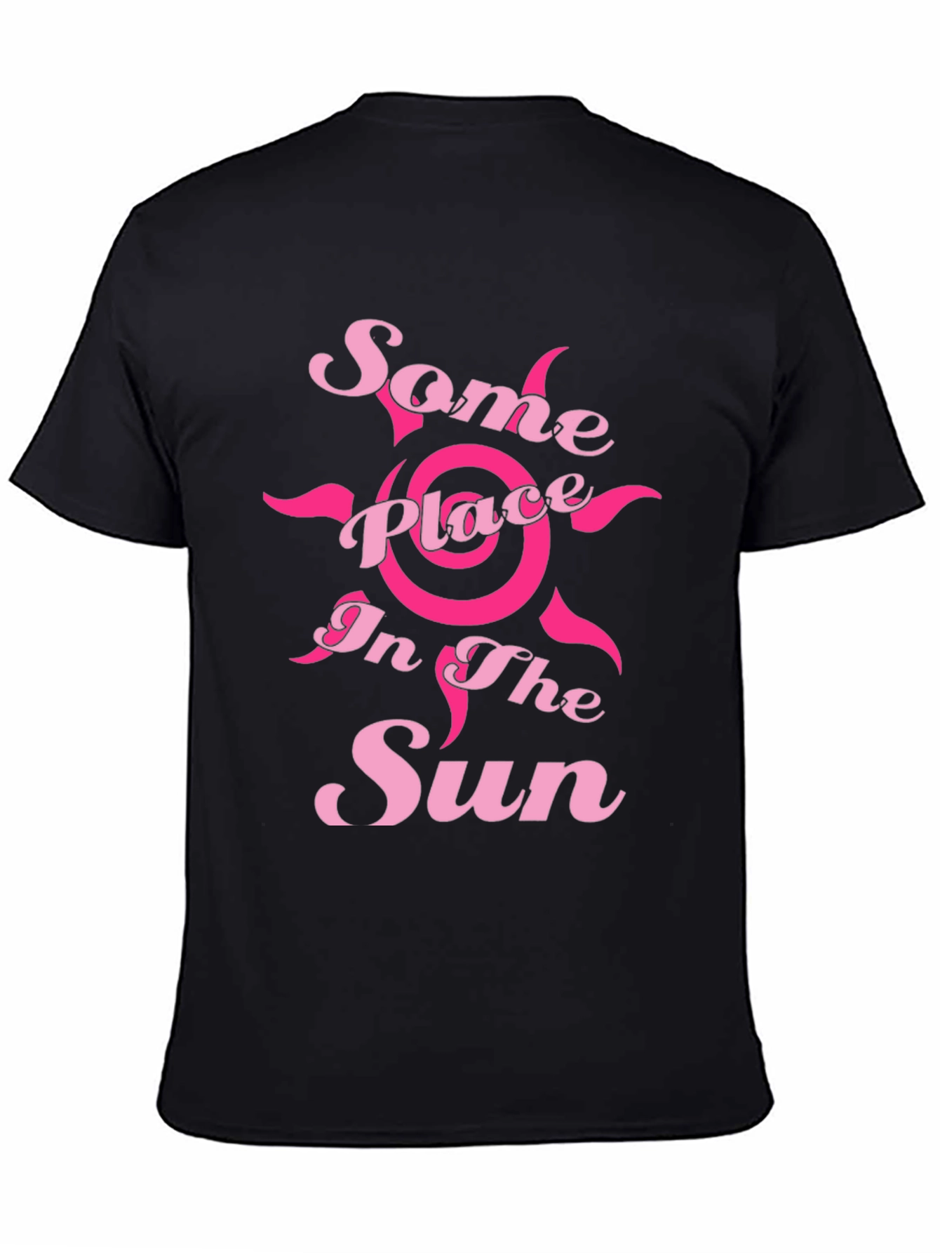 Black Some Place in the Sun Black Graphic Tee view 4