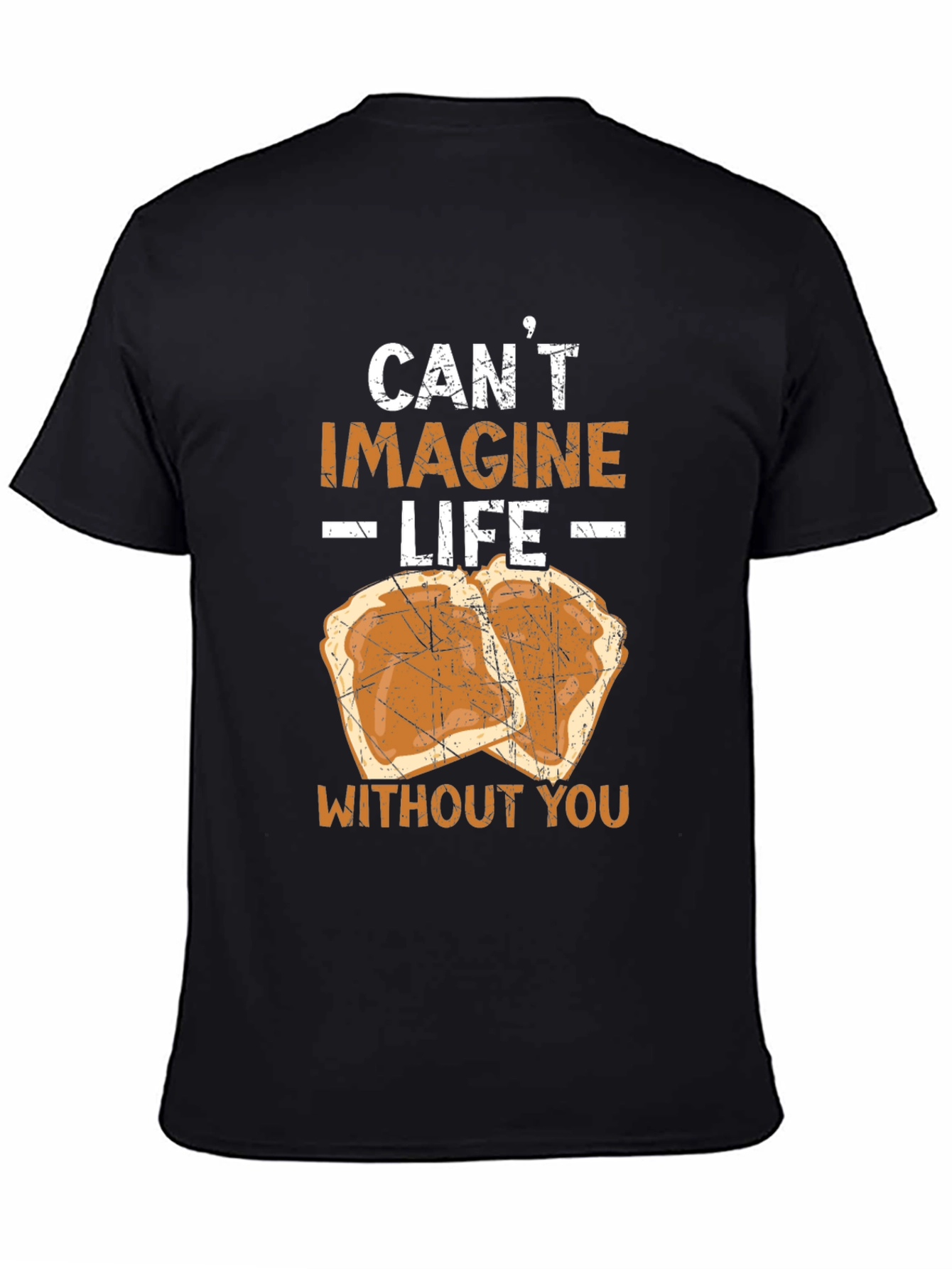 Black Peanut Butter & Jelly "Can't Imagine Life" Graphic Tee view 4