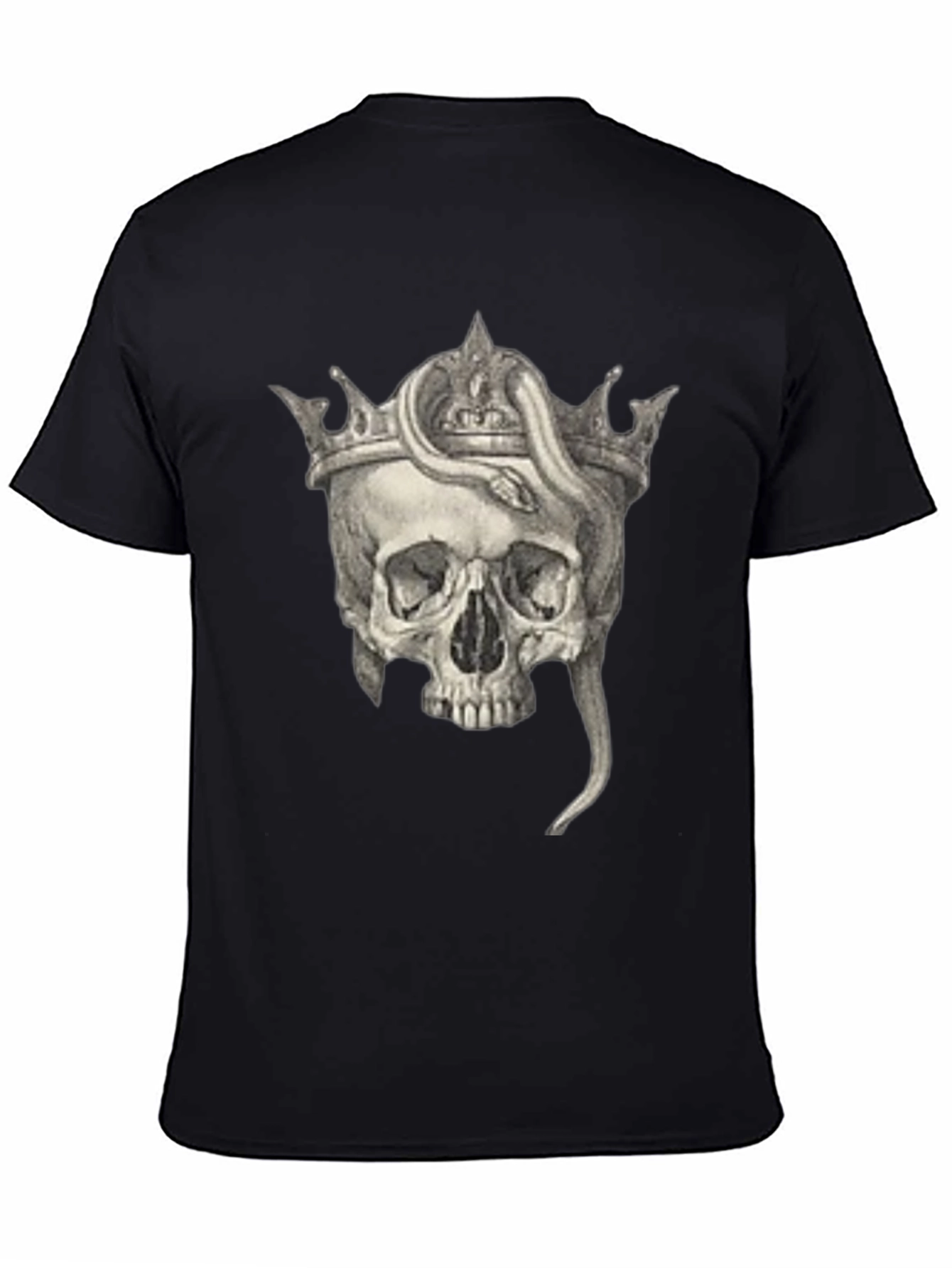 Black Skull King T-Shirt view 4