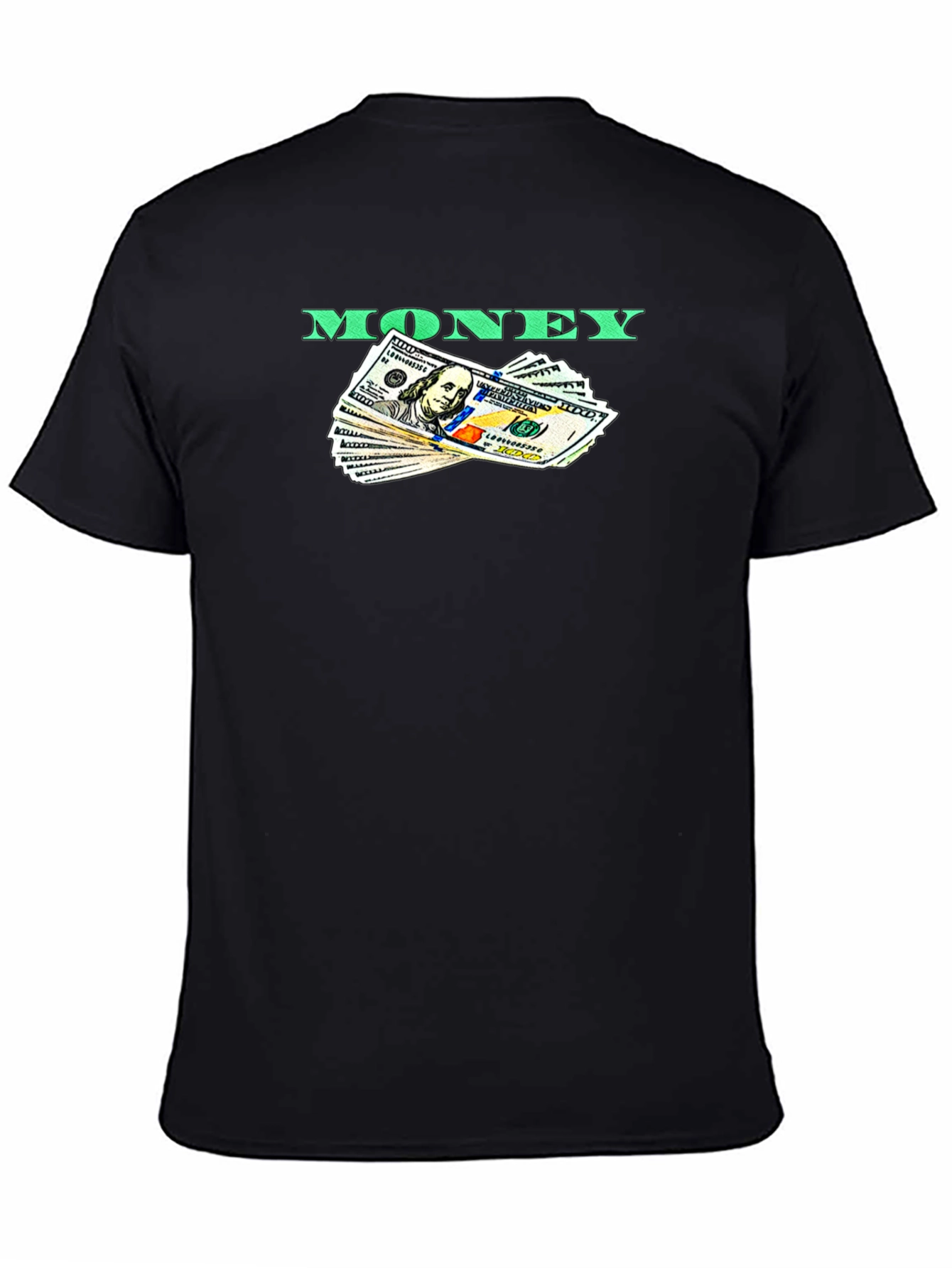 Money Graphic Tee - Black - 4